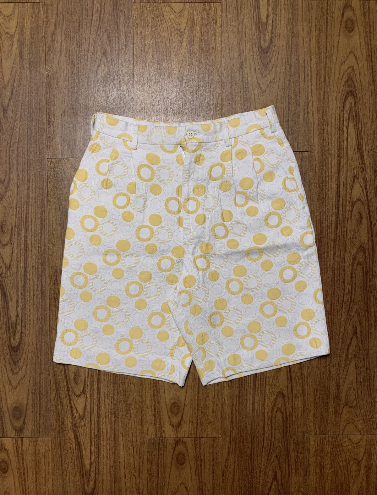 Comme des Garcons AD 2012 Circle Patterned Shorts Pants Size US 30 / EU 46 - 3 Thumbnail