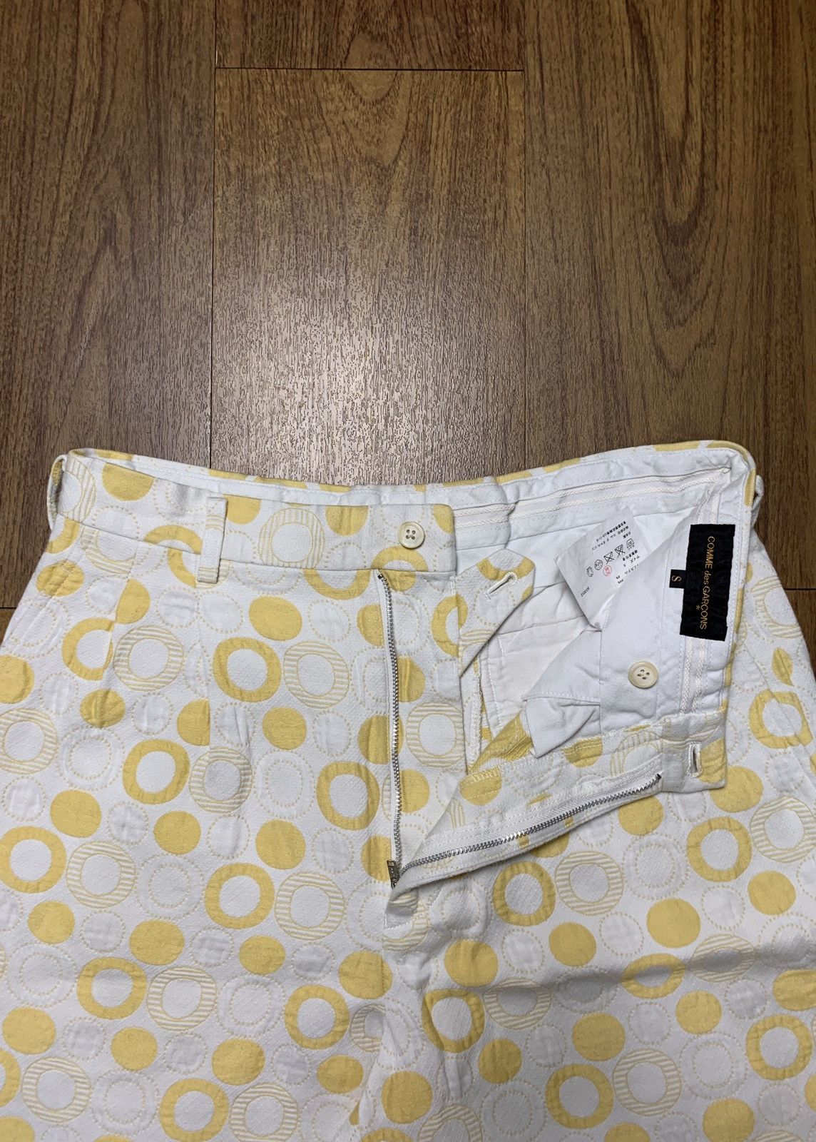 Comme des Garcons AD 2012 Circle Patterned Shorts Pants Size US 30 / EU 46 - 7 Thumbnail