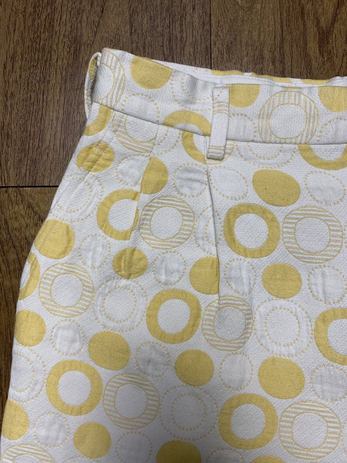 Comme des Garcons AD 2012 Circle Patterned Shorts Pants Size US 30 / EU 46 - 6 Thumbnail
