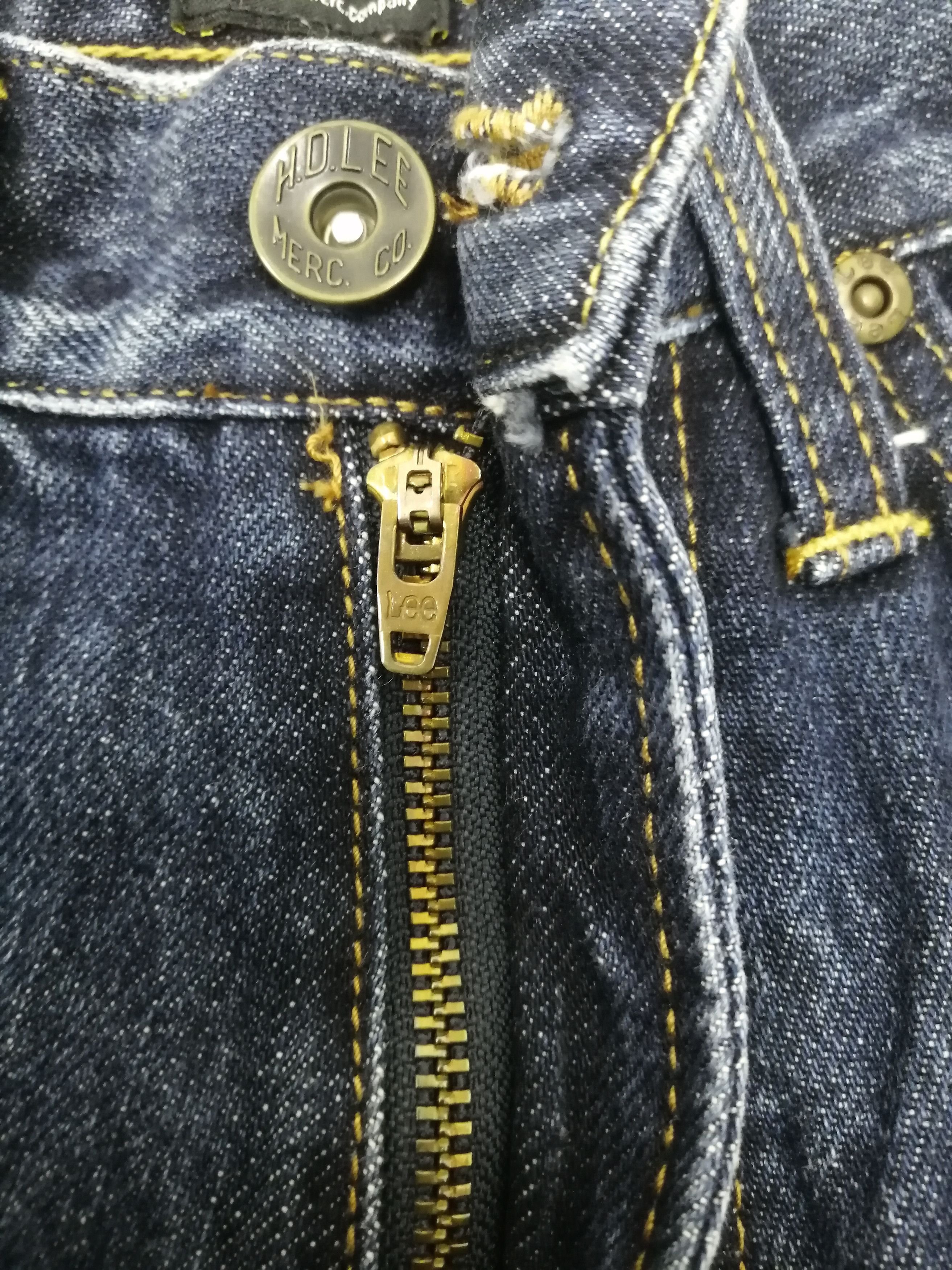 Lee Vtg Y2K Lee Selvedge Size US 33 - 9 Thumbnail