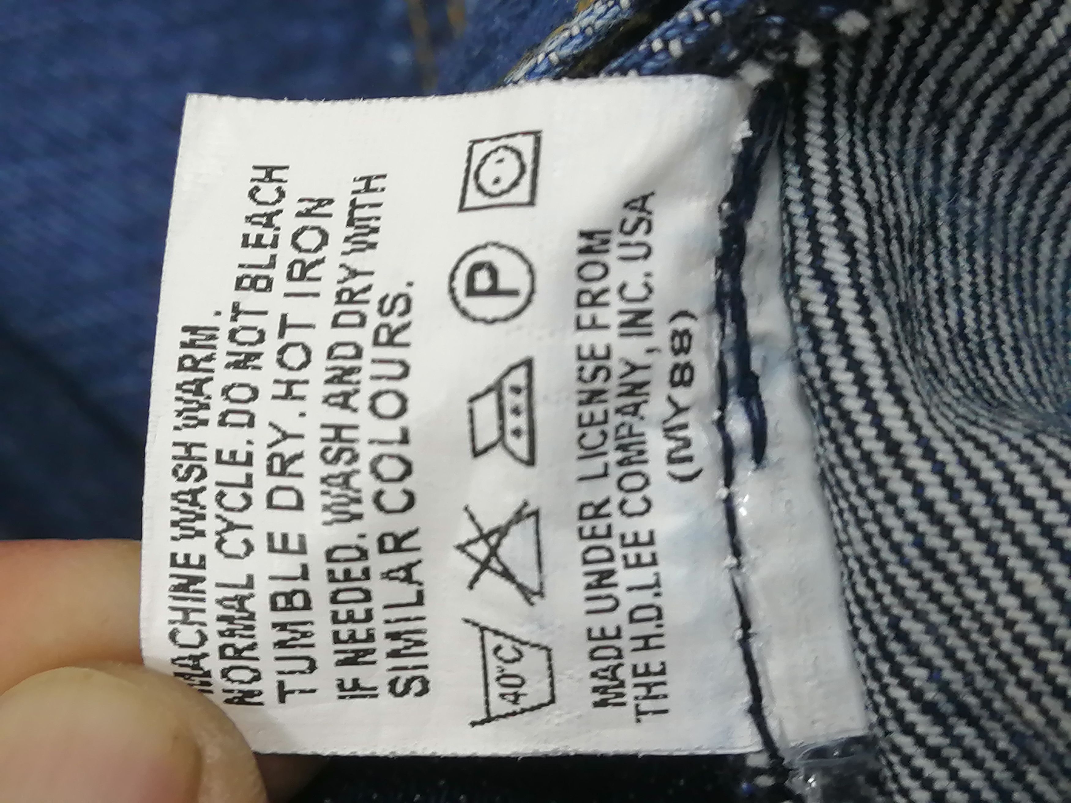 Lee Vtg Y2K Lee Selvedge Size US 33 - 6 Thumbnail