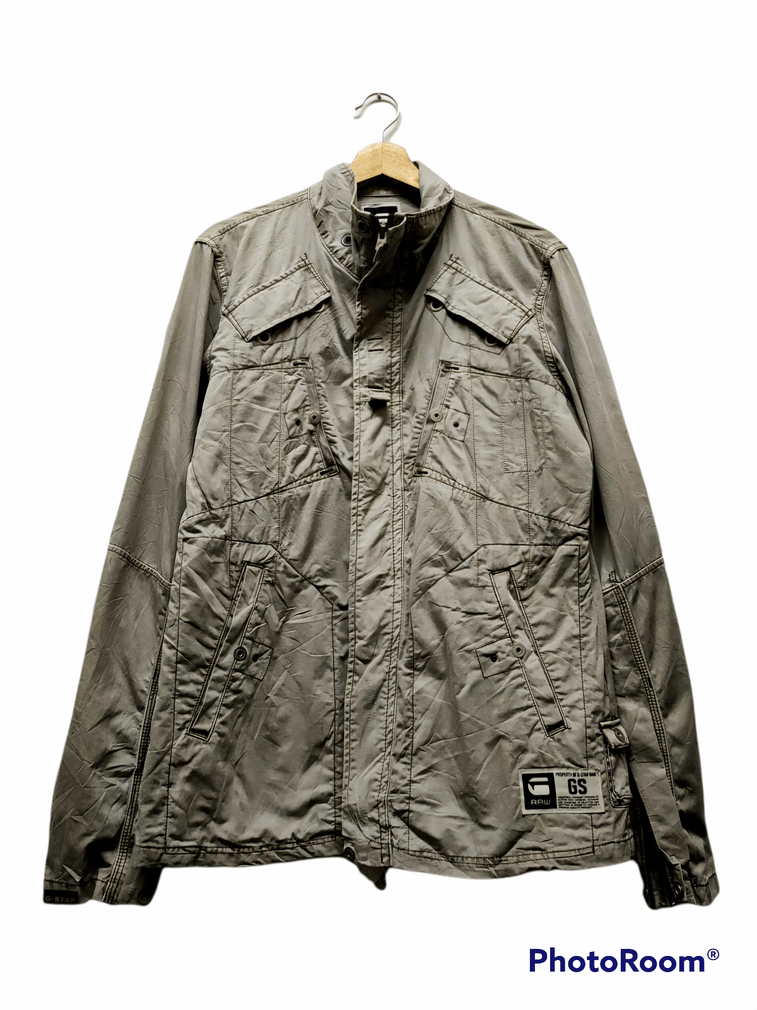 G-Star G Star raw zip jacket tactical pocket olive Size US L / EU 52-54 / 3 - 1 Thumbnail
