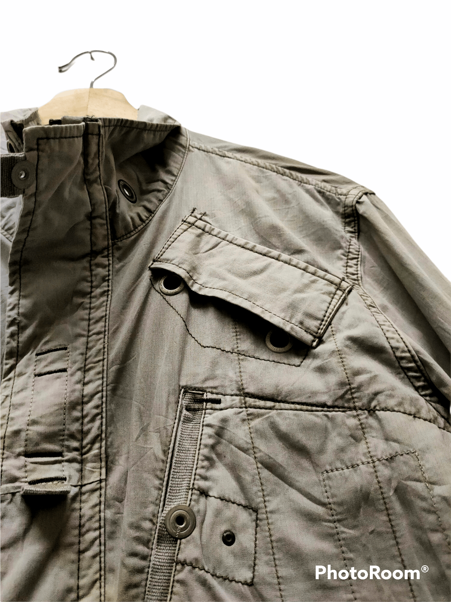 G-Star G Star raw zip jacket tactical pocket olive Size US L / EU 52-54 / 3 - 2 Thumbnail