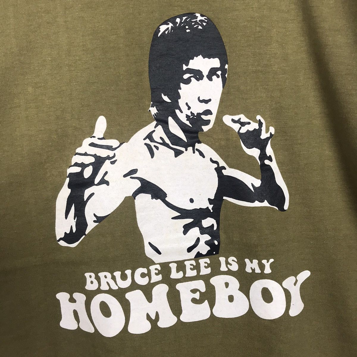 Vintage Vintage 00s Bruce Lee Home Boy Hong Kong Actor Movie Size US L / EU 52-54 / 3 - 5 Thumbnail