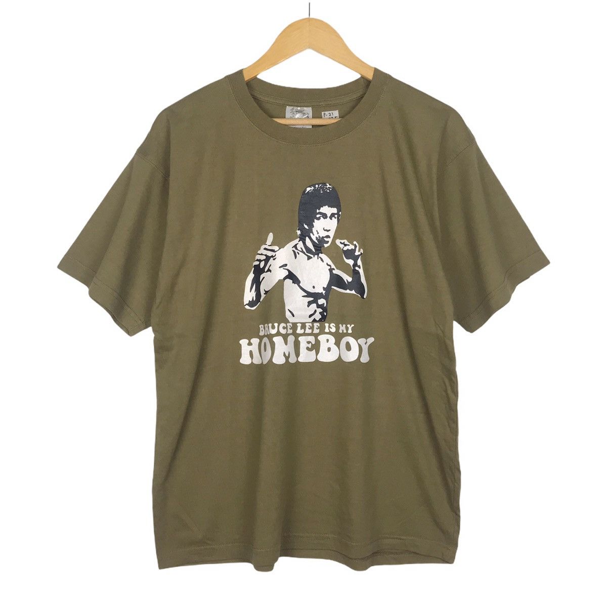 Vintage Vintage 00s Bruce Lee Home Boy Hong Kong Actor Movie Size US L / EU 52-54 / 3 - 1 Thumbnail