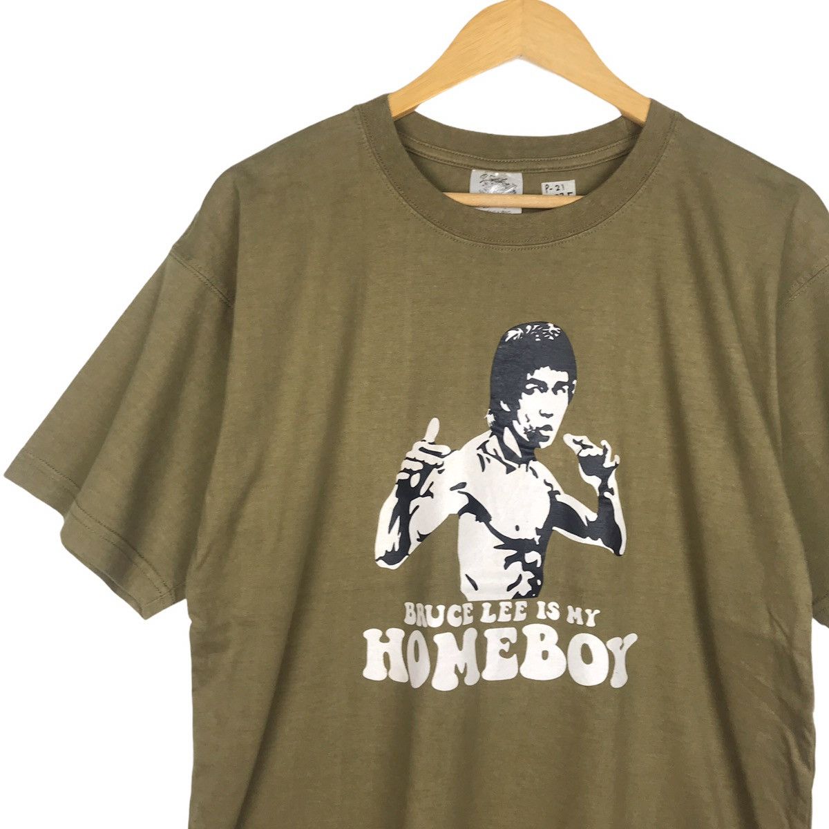 Vintage Vintage 00s Bruce Lee Home Boy Hong Kong Actor Movie Size US L / EU 52-54 / 3 - 3 Thumbnail
