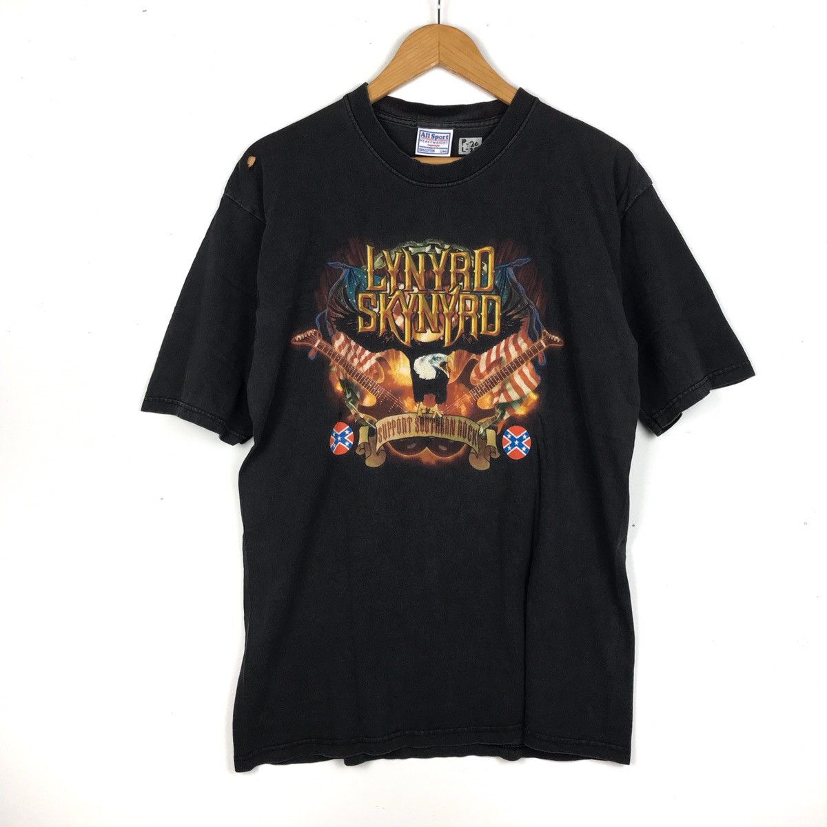 Band Tees × Vintage Vintage Y2k LYNYRD SKYNYRD “support southern rock” tour Size US L / EU 52-54 / 3 - 1 Thumbnail
