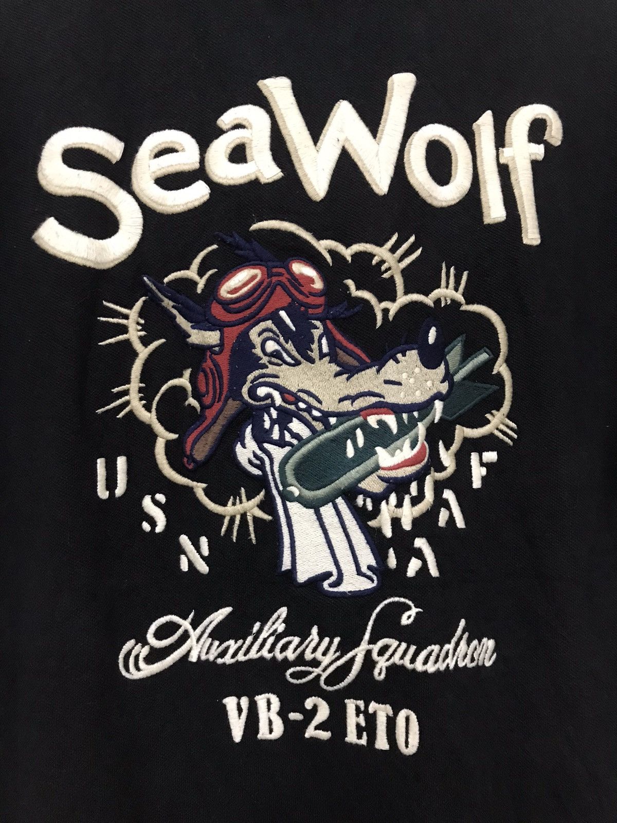 Avirex × Japanese Brand × Vintage Vtg Avirex Sea Wolf Embroidery Polo Shirt Size US XL / EU 56 / 4 - 9 Thumbnail