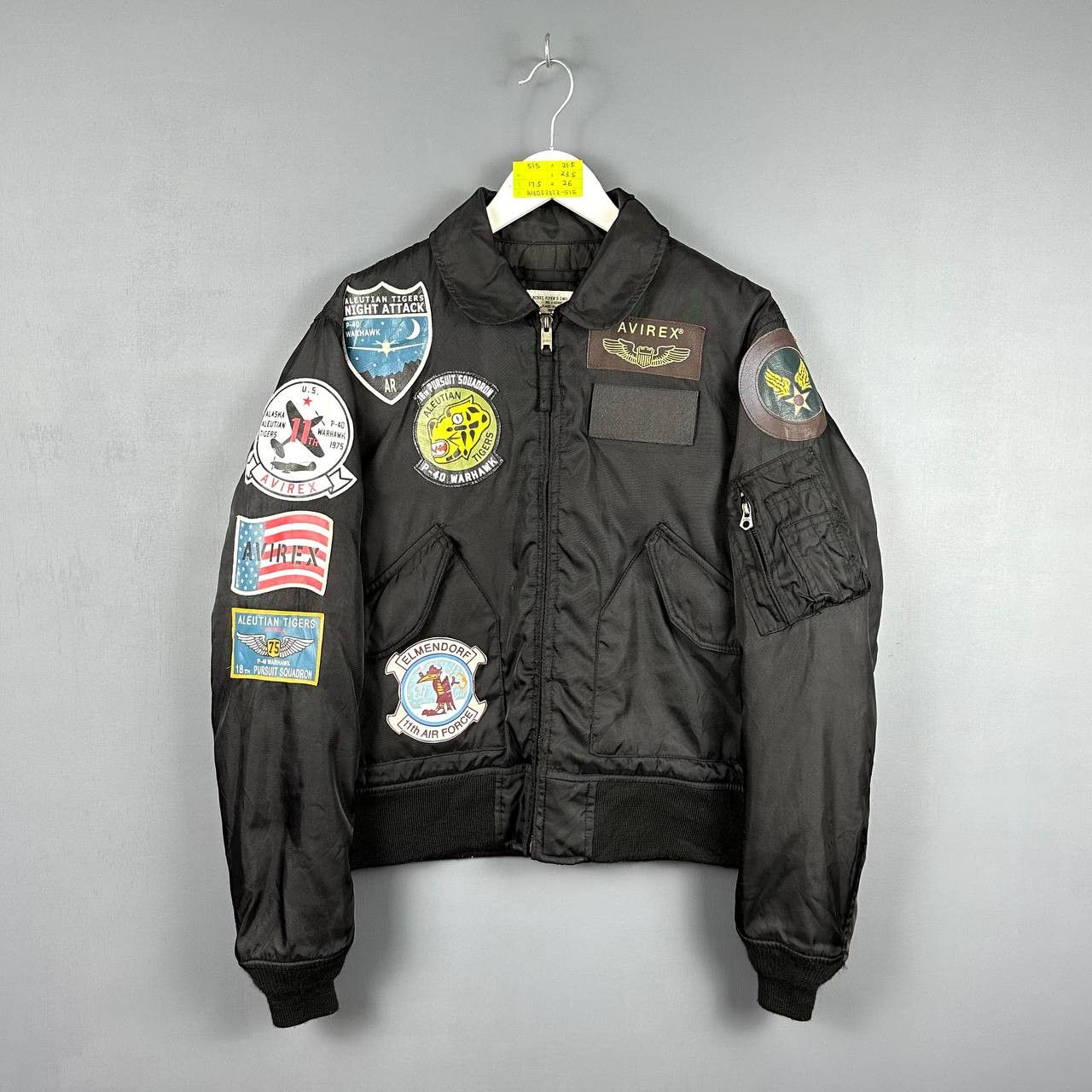 Avirex FLYER'S CWU 45/P Top Gun Full Patches Zipper Jacket