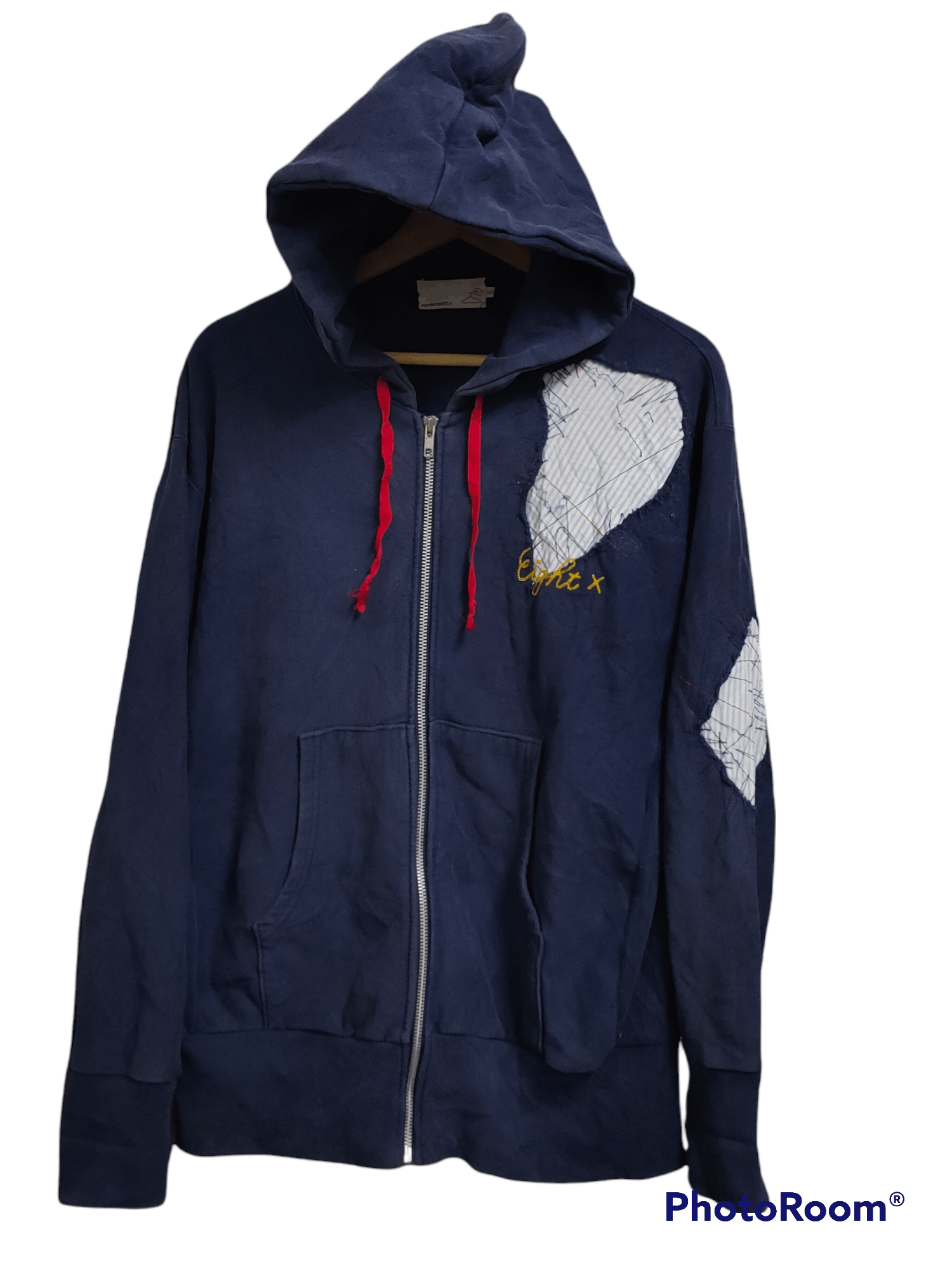 Eight X Rare 🔥Eight X sweatshirt hoodie Spellout embroidery logo Size US XL / EU 56 / 4 - 1 Thumbnail