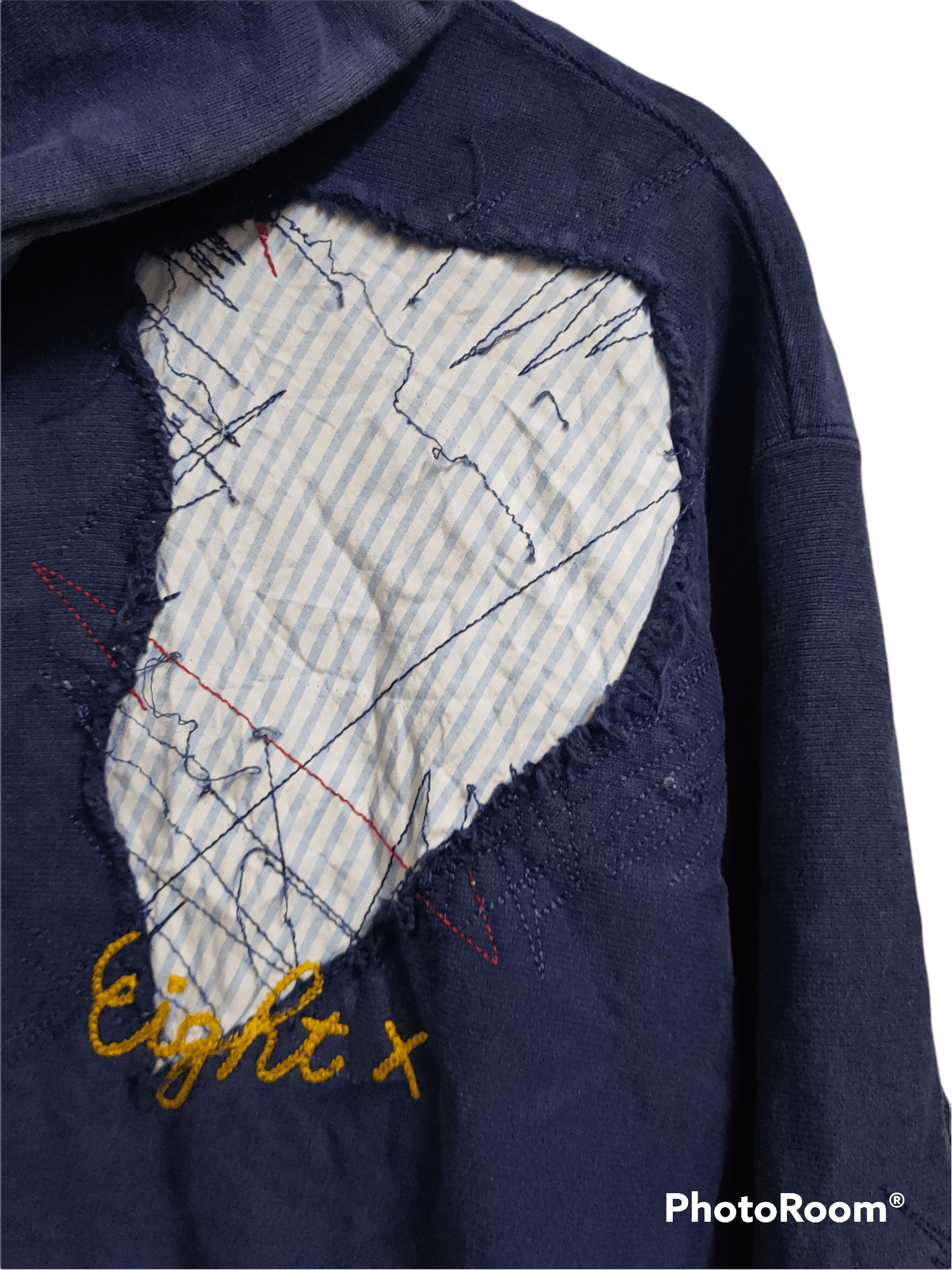 Eight X Rare 🔥Eight X sweatshirt hoodie Spellout embroidery logo Size US XL / EU 56 / 4 - 5 Thumbnail