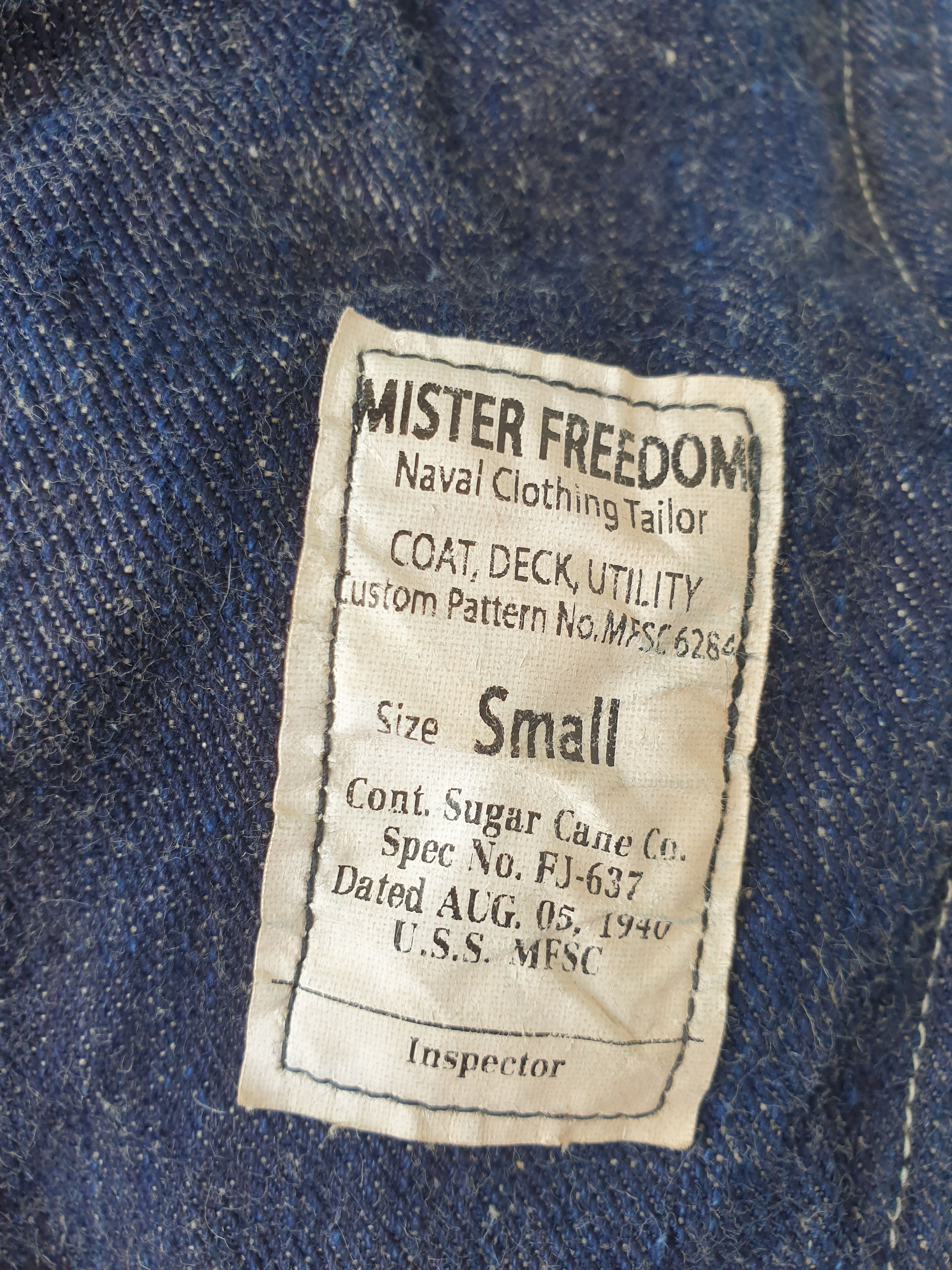 Mister Freedom × Sugar Cane × Toyo Enterprises Mister freedom x Sugarcane peacoat Jacket Size US S / EU 44-46 / 1 - 9 Thumbnail