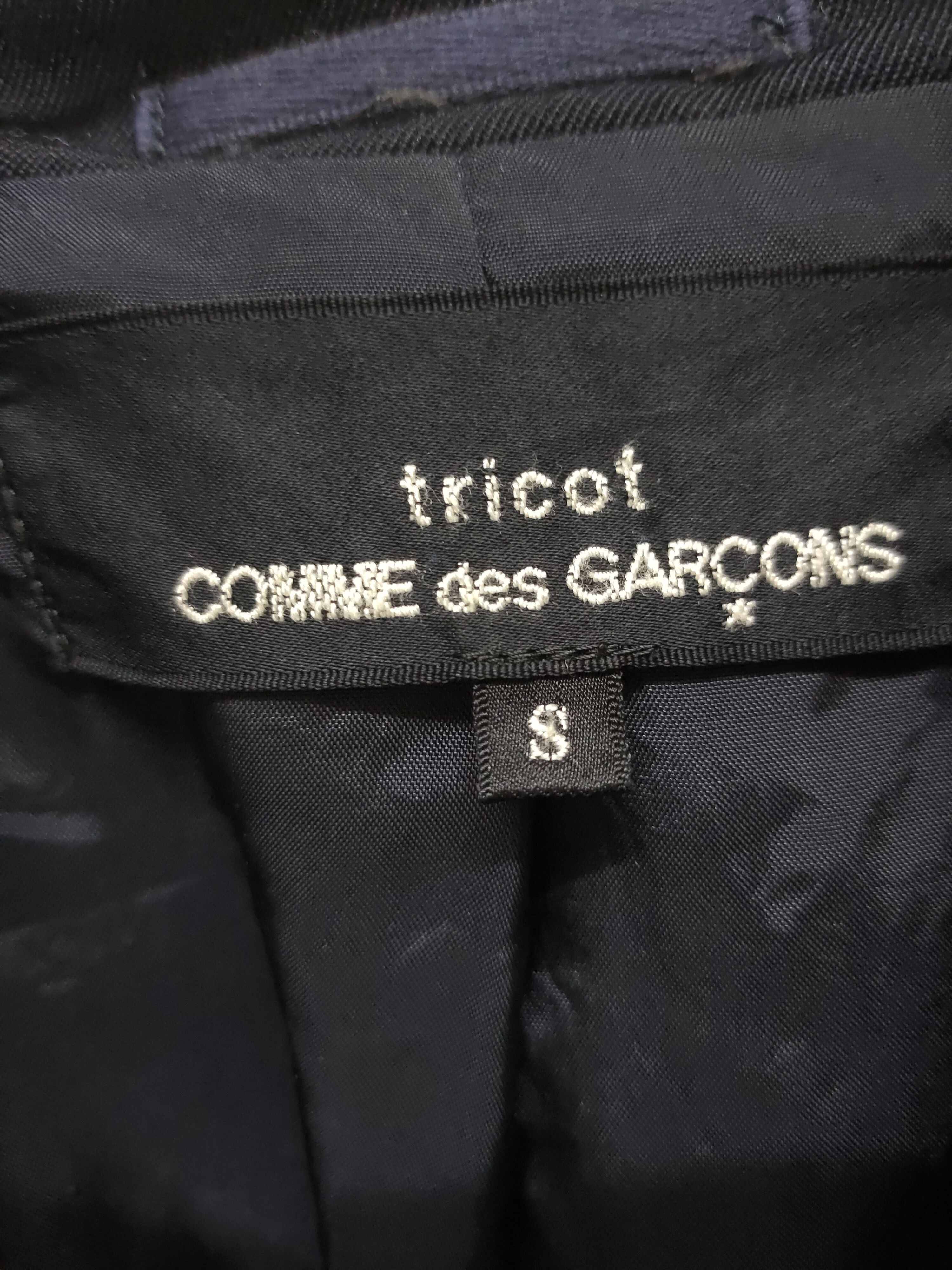 Comme des Garcons Comme des garcons tricot black blazer 3 button Size 44S - 3 Thumbnail