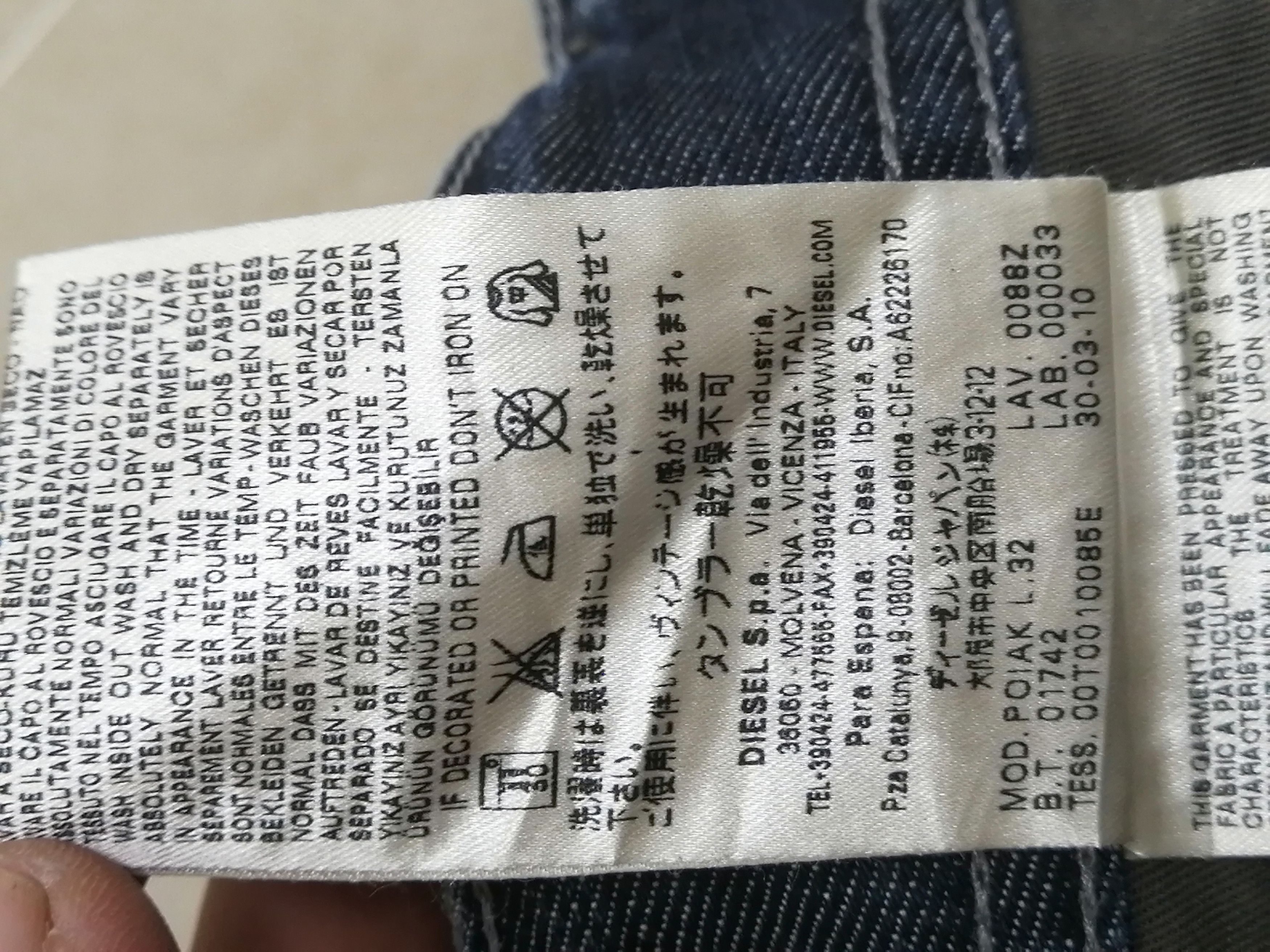 Diesel Diesel Straight jeans Size US 32 / EU 48 - 15 Thumbnail