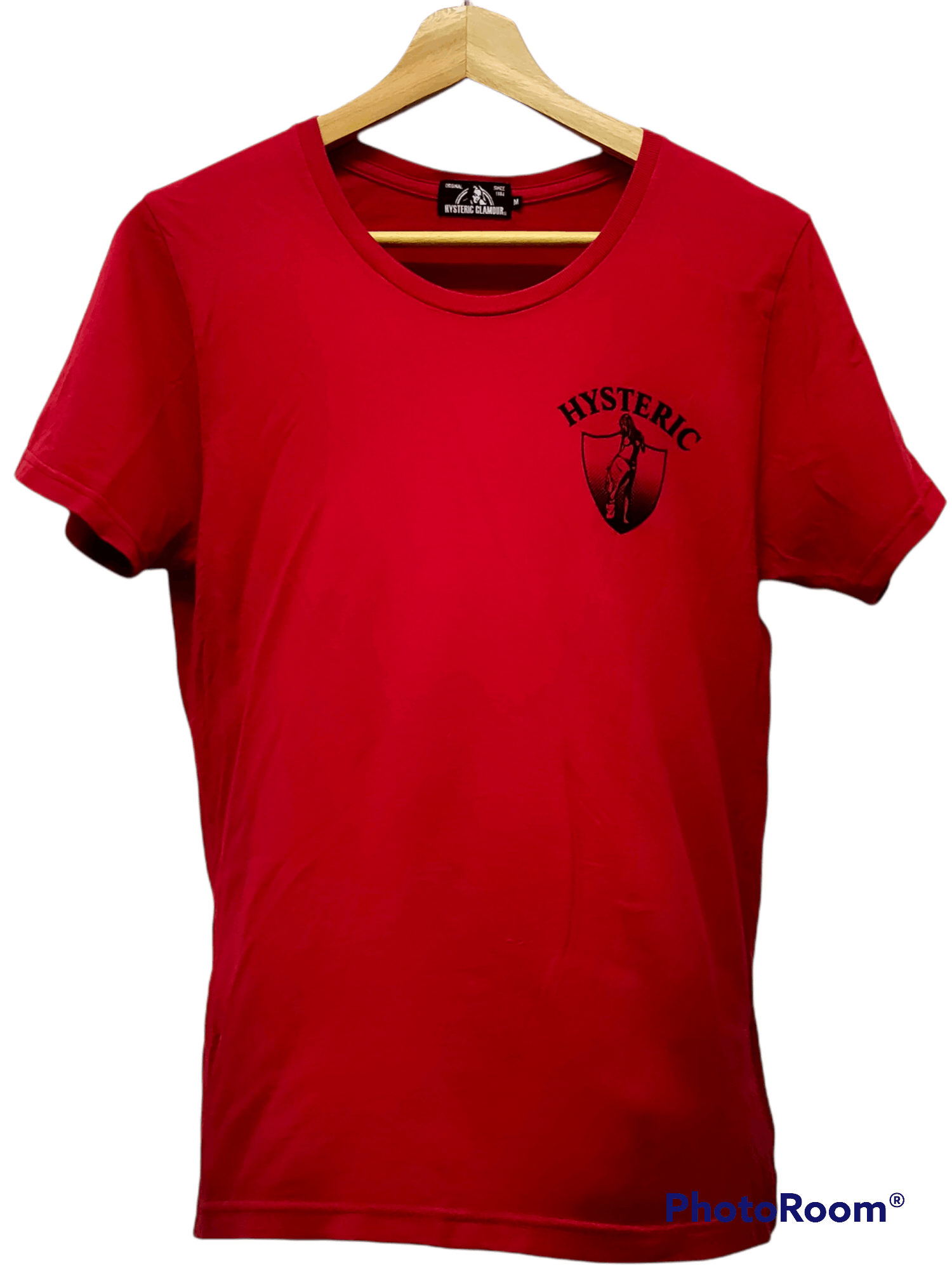 Hysteric Glamour black paradise tee Spellout logo