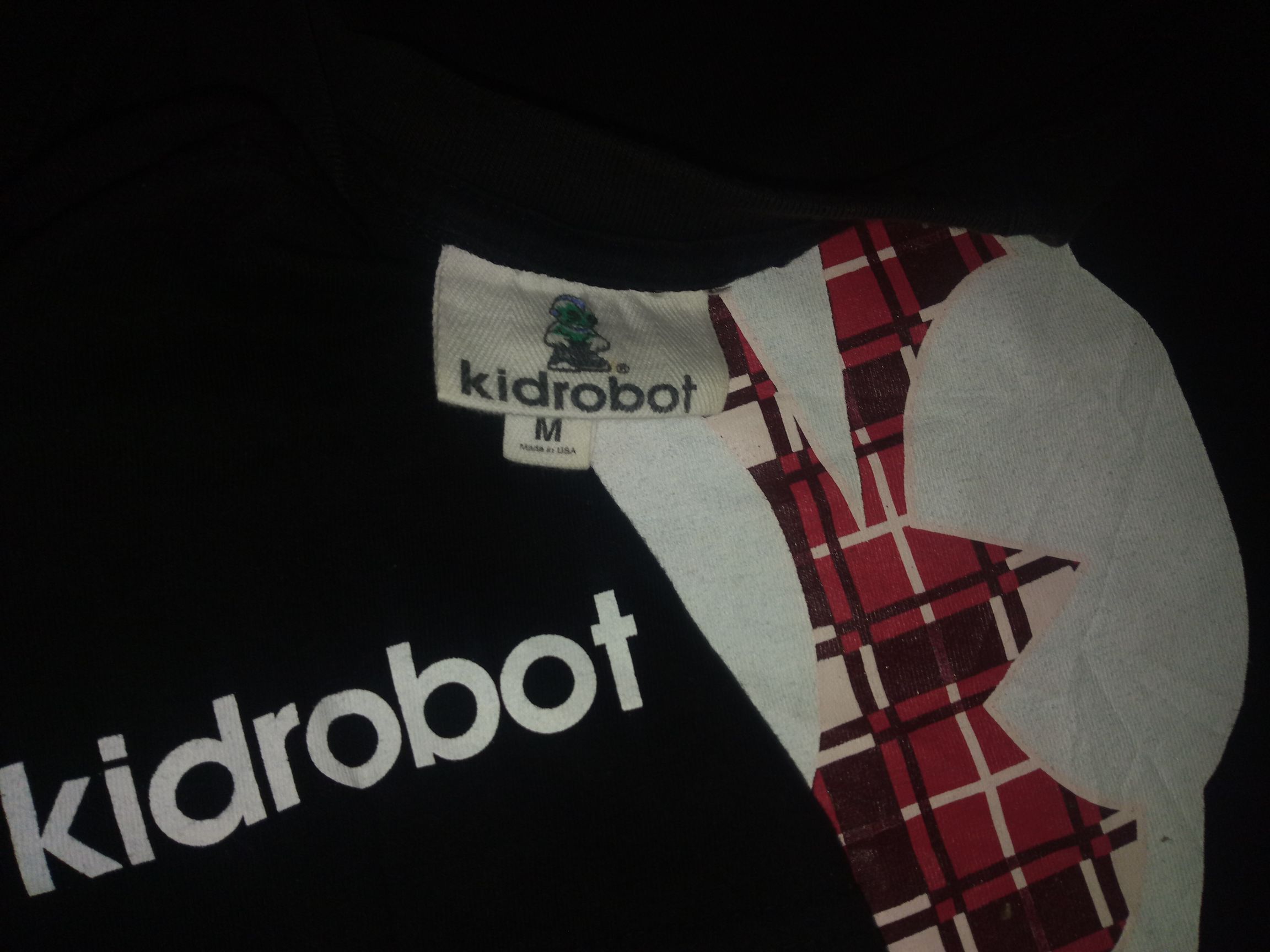 Kid Robot Kid Robot Plaid tshirt Size US S / EU 44-46 / 1 - 3 Thumbnail
