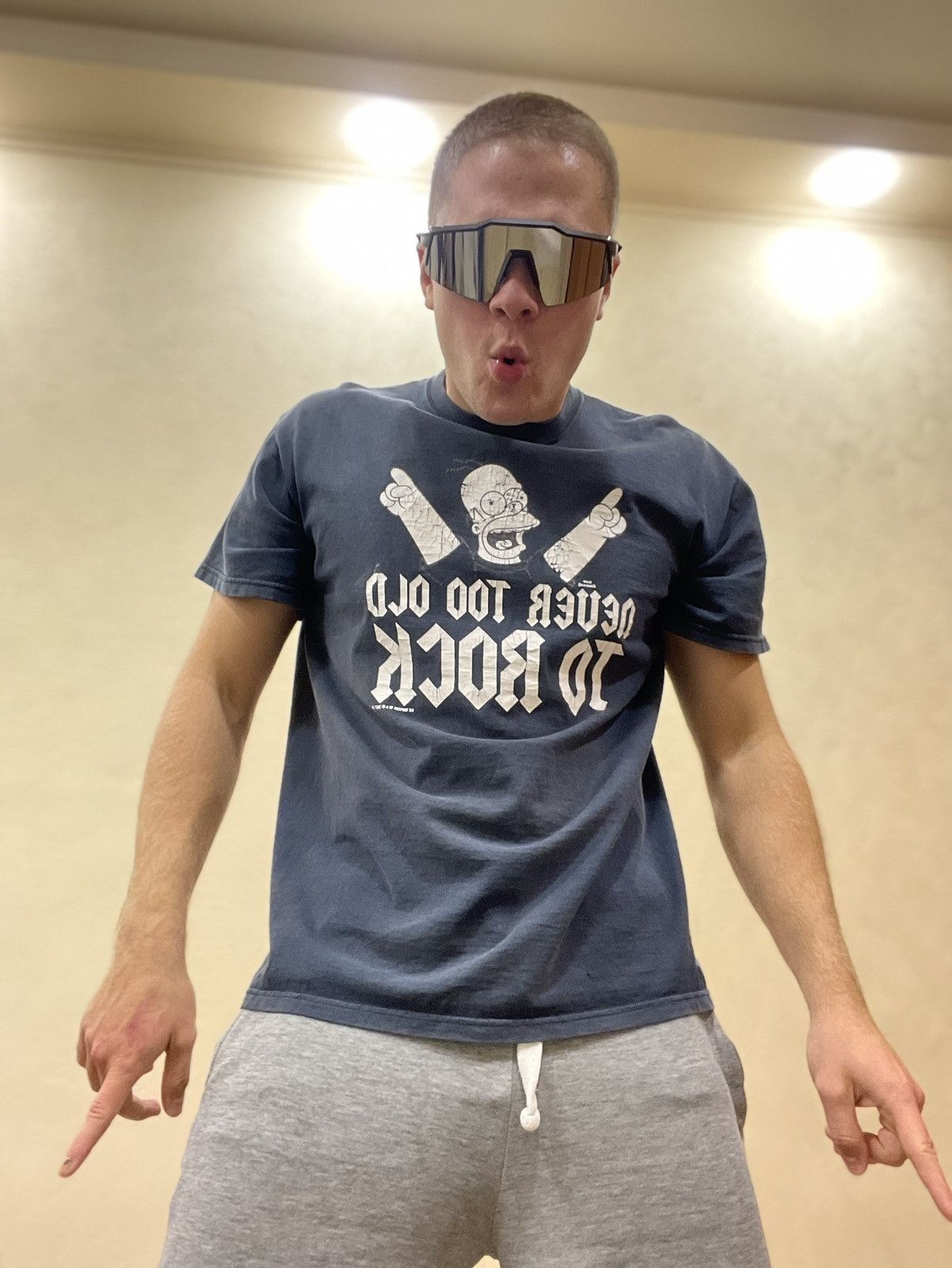 Cartoon Network × The Simpsons × Vintage Vintage T-shirts The Simpson Homer 90s Logo Y2K Band Rock Size US M / EU 48-50 / 2 - 9 Thumbnail