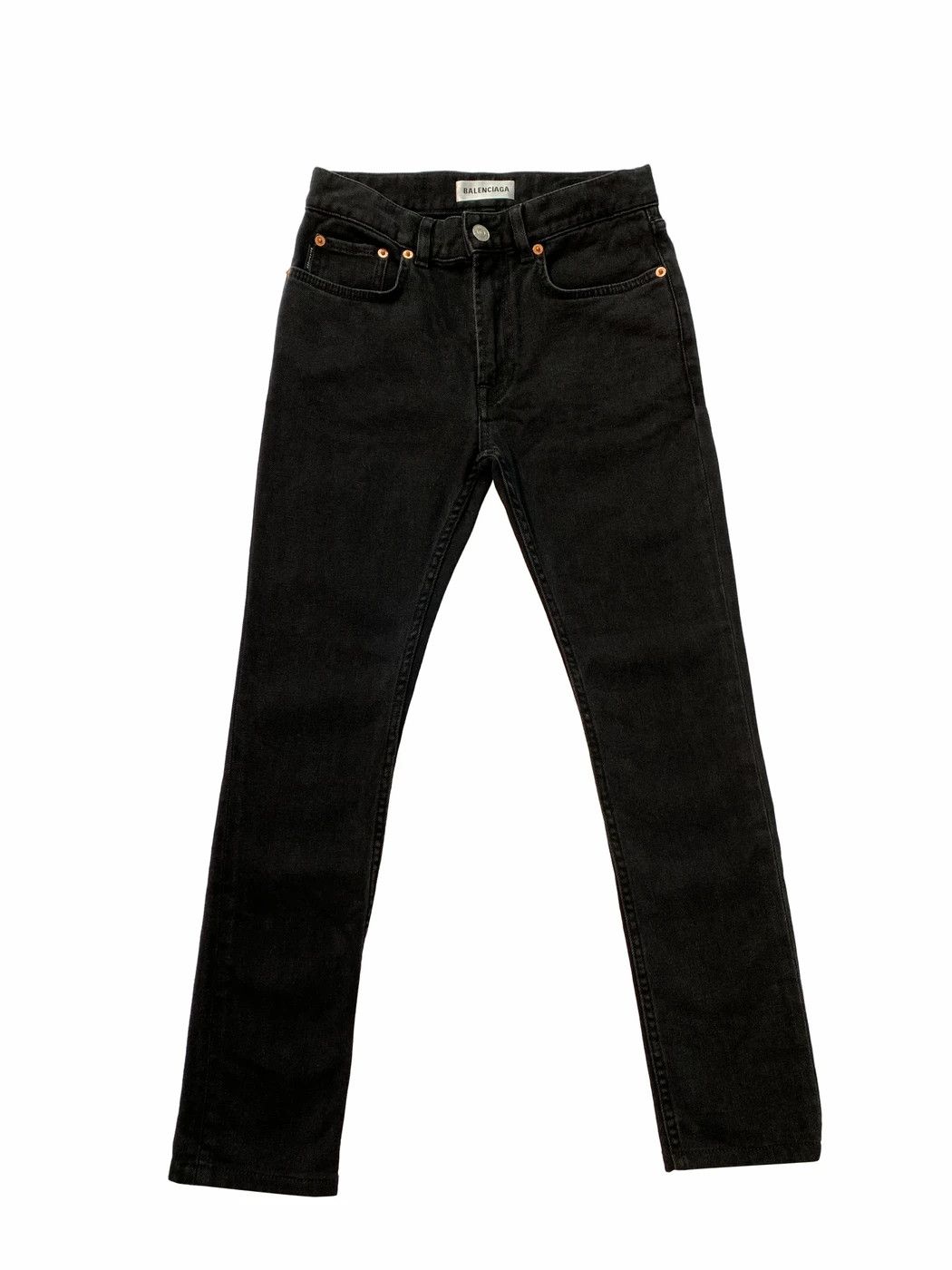 Balenciaga 2018 Balenciaga Black Stretchy Jeans Denim Size 26" / US 2 / IT 38 - 1 Thumbnail