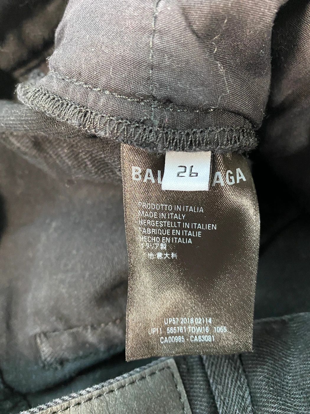 Balenciaga 2018 Balenciaga Black Stretchy Jeans Denim Size 26" / US 2 / IT 38 - 4 Thumbnail