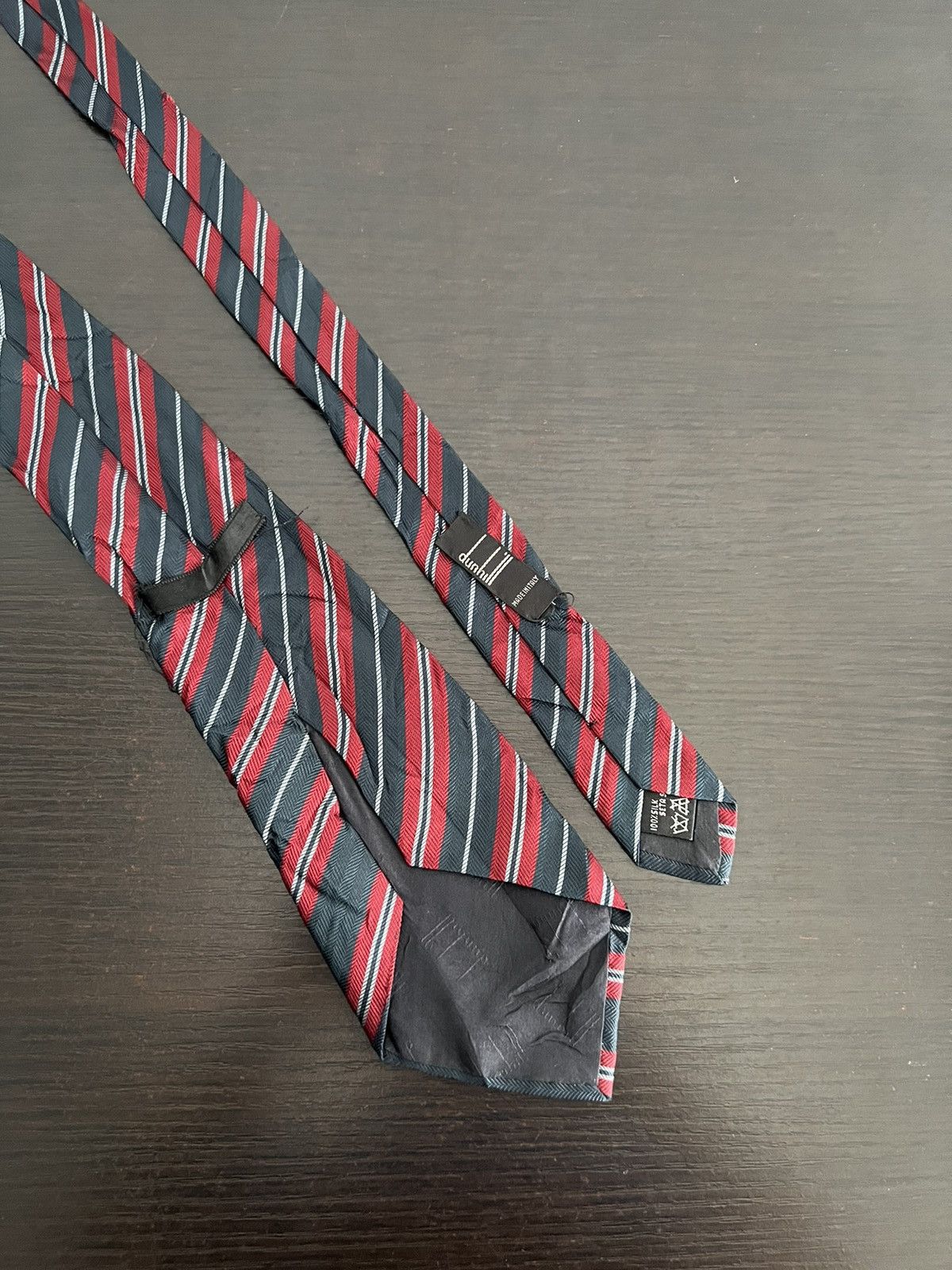 Alfred Dunhill Dunhill Silk tie Size ONE SIZE - 4 Thumbnail