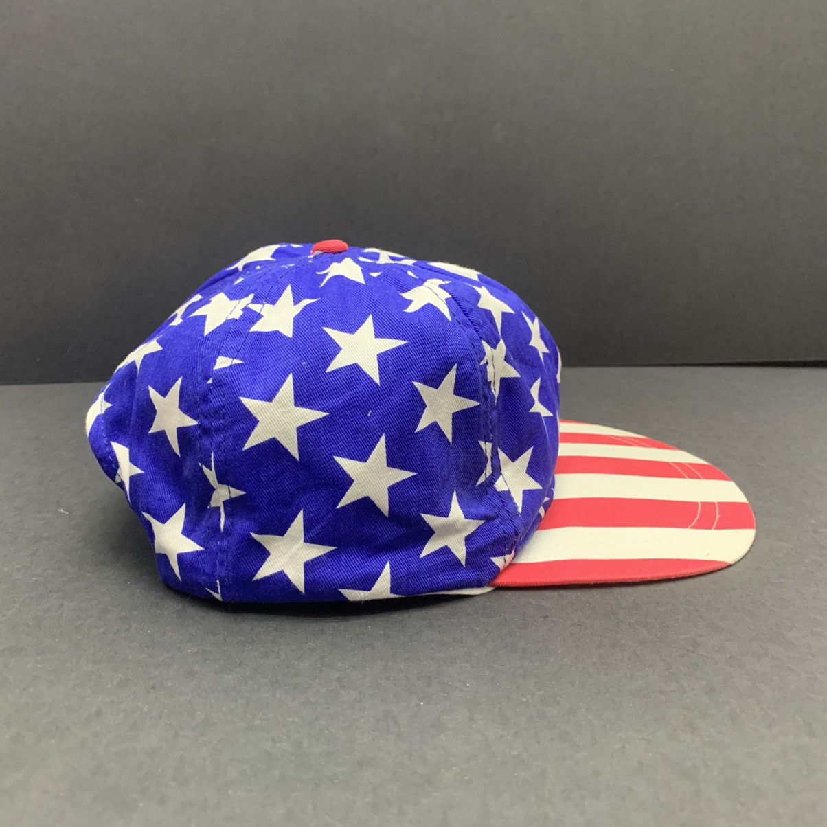 Vintage Vintage American Flag Snapback Hat Size ONE SIZE - 4 Thumbnail