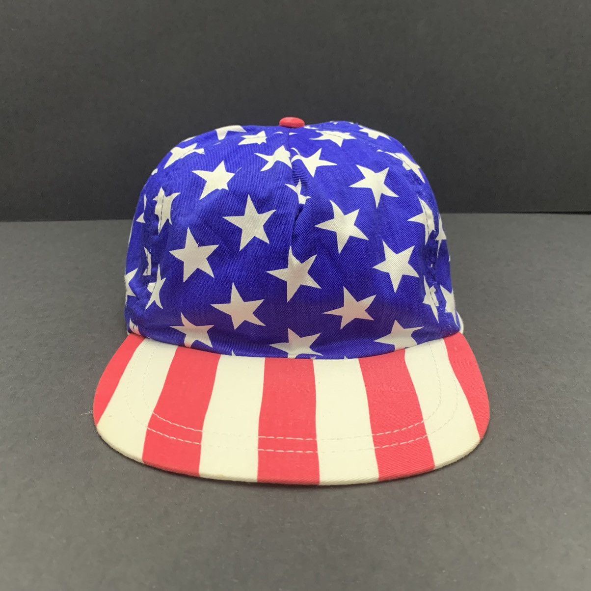 Vintage Vintage American Flag Snapback Hat Size ONE SIZE - 1 Thumbnail