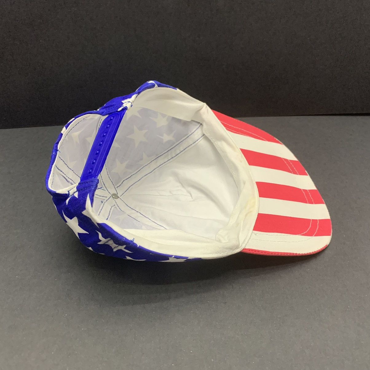 Vintage Vintage American Flag Snapback Hat Size ONE SIZE - 5 Thumbnail
