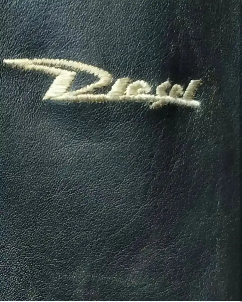 Diesel DIESEL MASTERPIECE LEATHER EMBROIDERY FLYING VARSITY JACKET Size US L / EU 52-54 / 3 - 3 Thumbnail