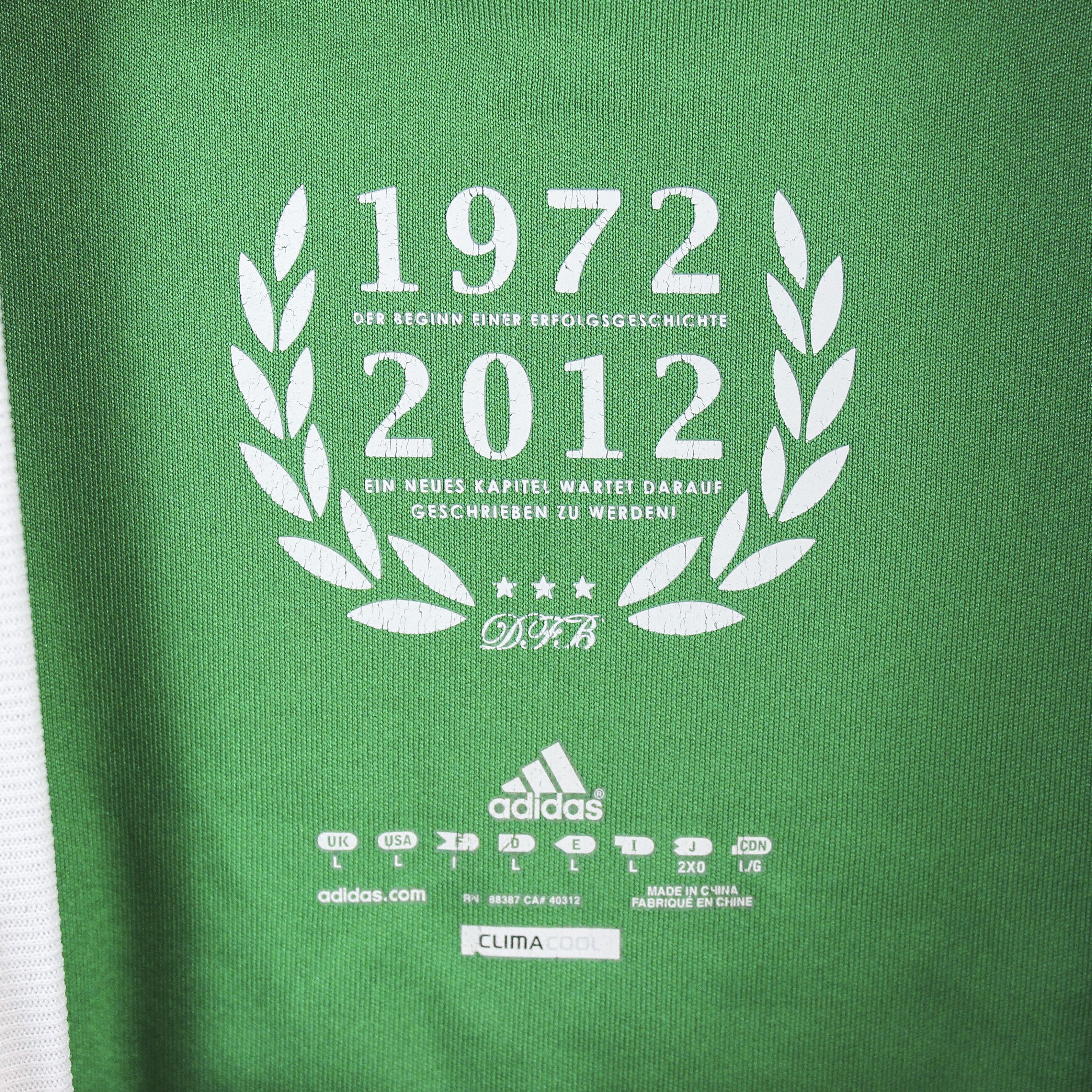 Adidas Germany L Away Football Jersey 2012 Euro Cup #6 Robertinho Size US L / EU 52-54 / 3 - 4 Thumbnail