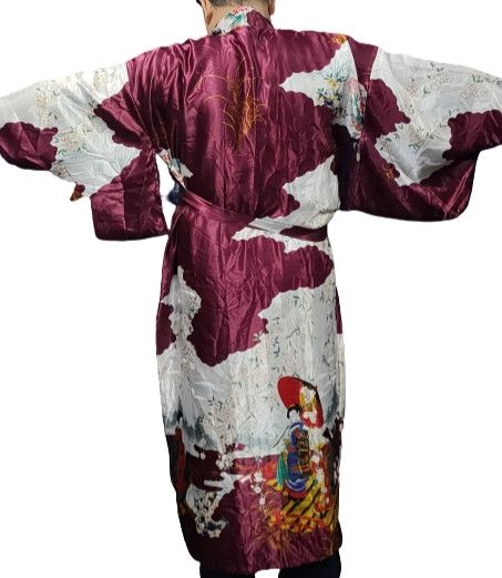 Japanese Brand Kimono Japan gesha x traditional x vintage Size US L / EU 52-54 / 3 - 3 Thumbnail