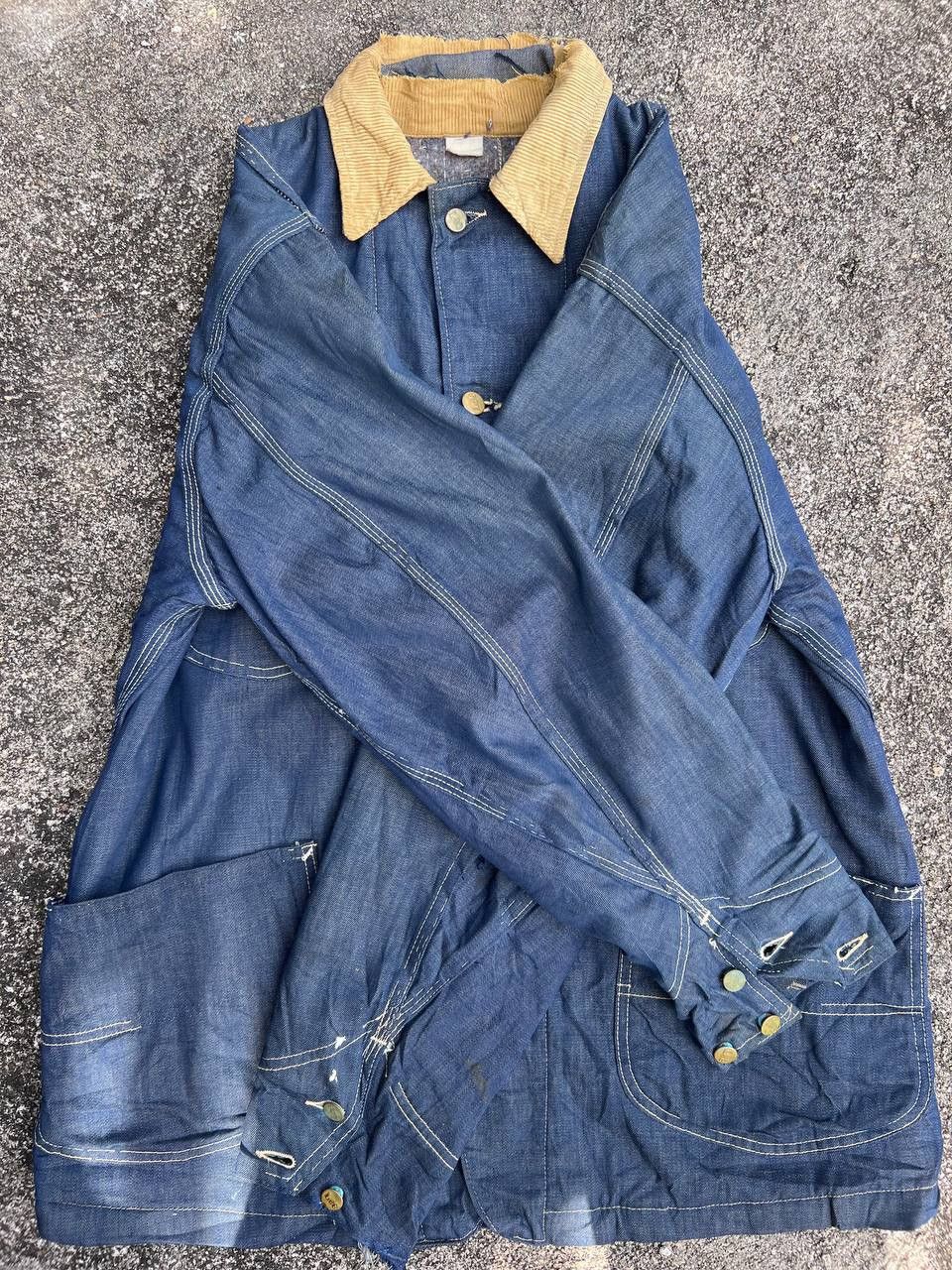Lee 1950s Lee Union Made Blanket Denim Sanforized Chore jacket Size US L / EU 52-54 / 3 - 12 Thumbnail