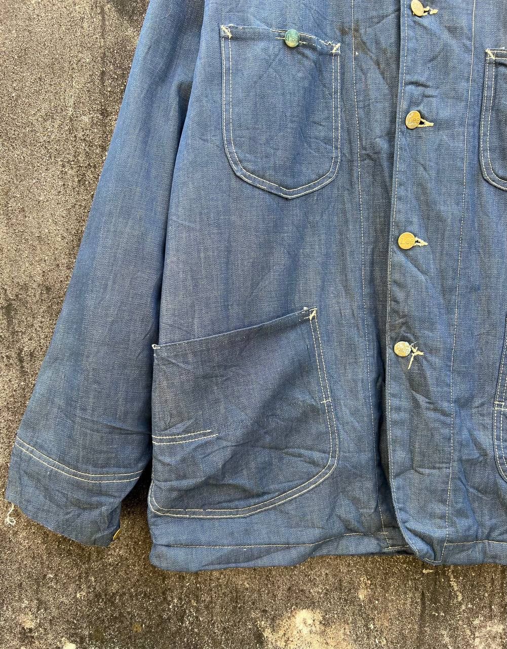 Lee 1950s Lee Union Made Blanket Denim Sanforized Chore jacket Size US L / EU 52-54 / 3 - 9 Thumbnail