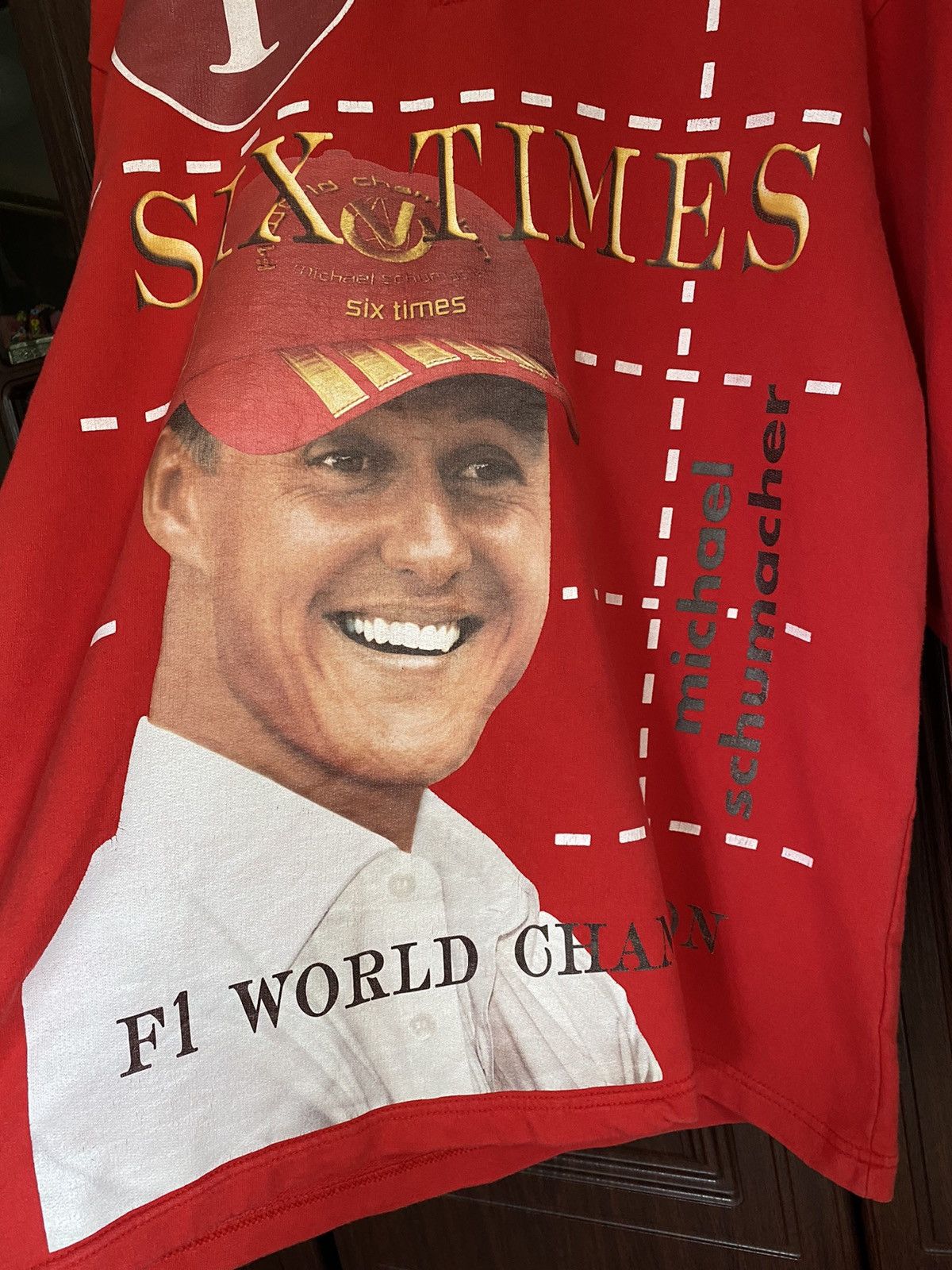 Ferrari Vintage Michael Schumacher World Champion Ferrari Hoodie BMW Size US L / EU 52-54 / 3 - 3 Thumbnail