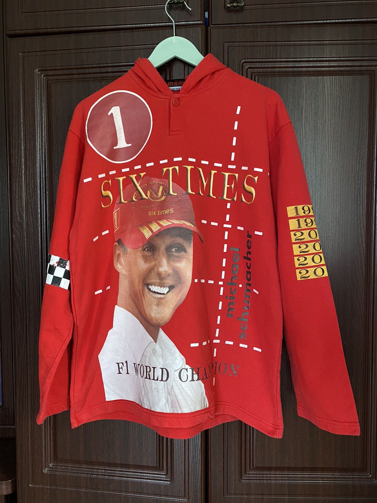 Ferrari Vintage Michael Schumacher World Champion Ferrari Hoodie BMW Size US L / EU 52-54 / 3 - 1 Thumbnail
