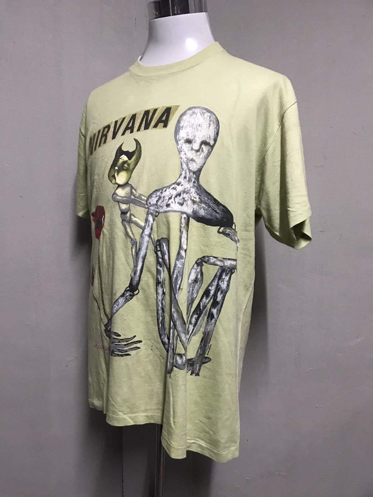 Band Tees × Nirvana × Vintage Vintage Nirvana Incesticide Tshirt Size US XL / EU 56 / 4 - 3 Thumbnail