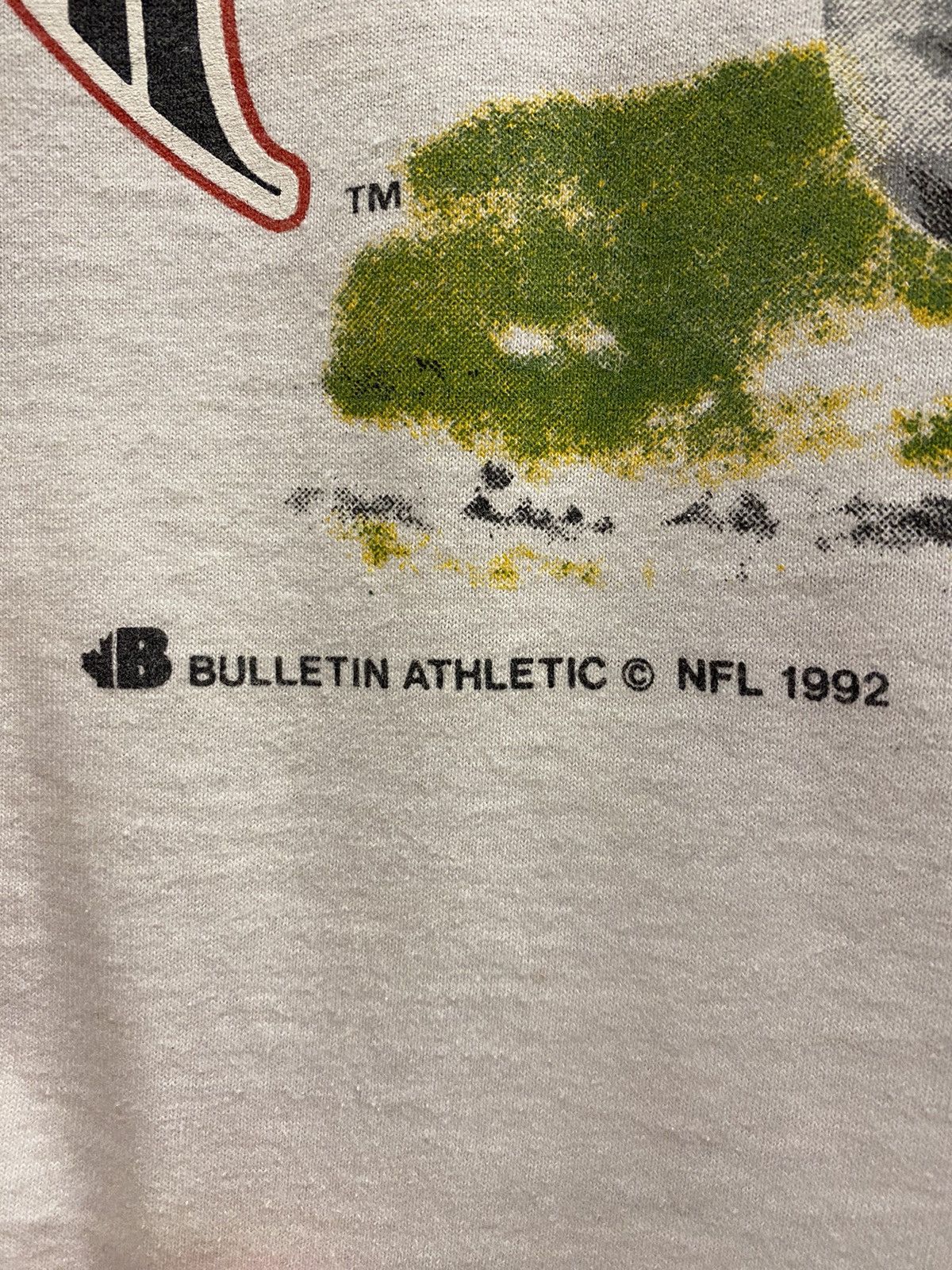NFL 1992 Atlanta Falcons Bulletin Athletic Tee Size US XL / EU 56 / 4 - 5 Thumbnail