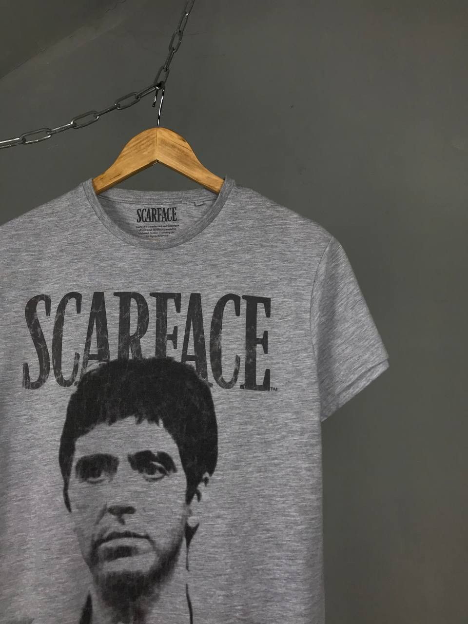 Vintage Scarface vintage overprinted cult movie tee Size US M / EU 48-50 / 2 - 2 Thumbnail