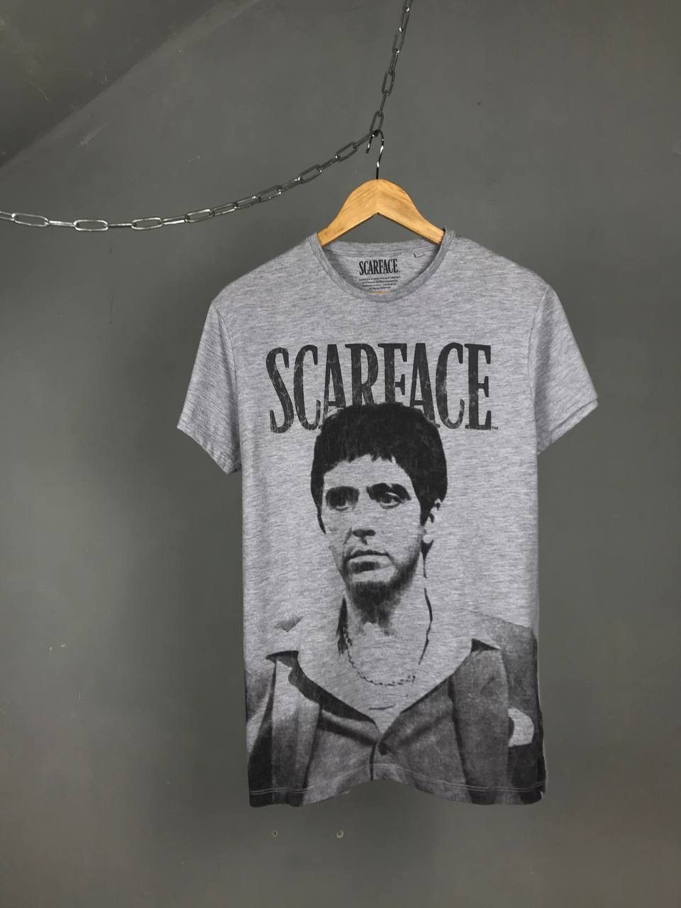 Vintage Scarface vintage overprinted cult movie tee Size US M / EU 48-50 / 2 - 1 Thumbnail