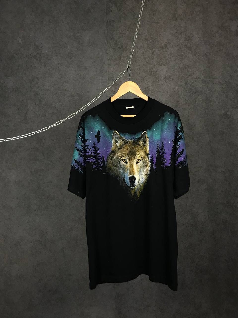 Other Wolf 1999 American vintage made in USA overprinted tee Size US XL / EU 56 / 4 - 1 Thumbnail