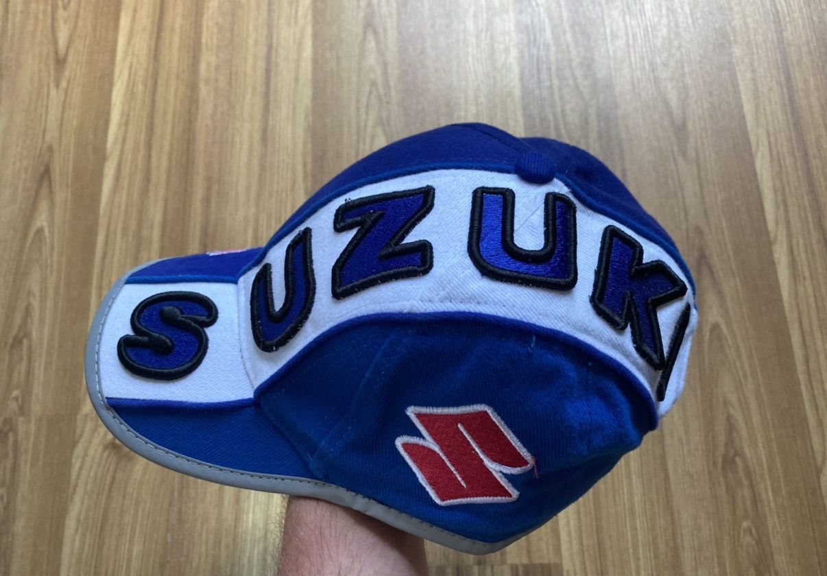 Vintage Vintage Suzuki Racing Hat Cap like Subaru Nissan Toyota Size ONE SIZE - 3 Thumbnail