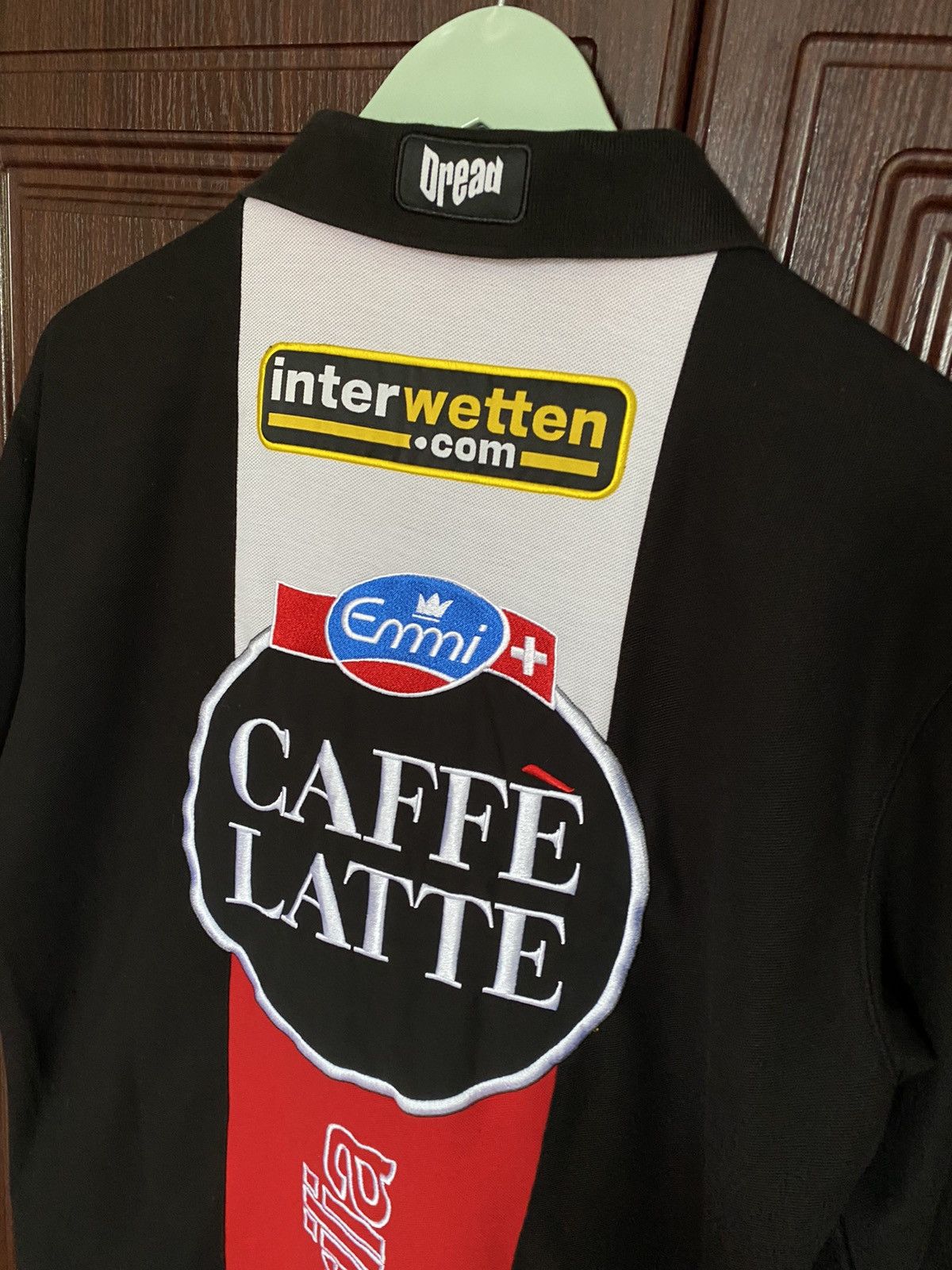 Vintage Aprilia Grand Prix Moto GP Caffe Latte Team Agip Polo TShirt Size US M / EU 48-50 / 2 - 6 Thumbnail
