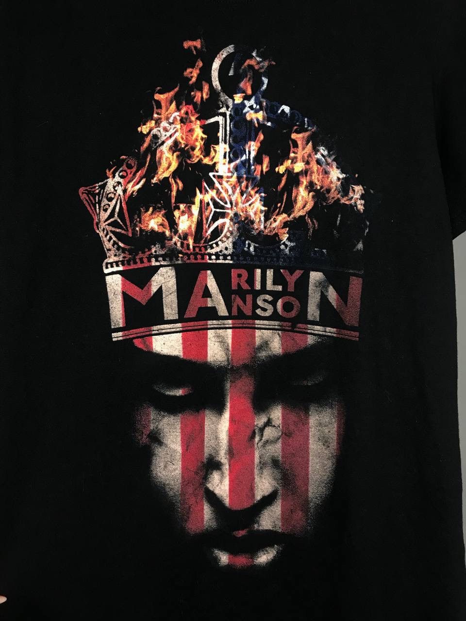 Band Tees Marylin Manson vintage rock band metal tee Size US M / EU 48-50 / 2 - 3 Thumbnail