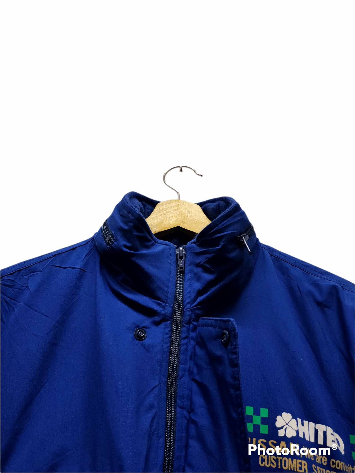 Japanese Brand Nissan zip jacket pocket Spellout logo moto racing Size US XXL / EU 58 / 5 - 10 Thumbnail