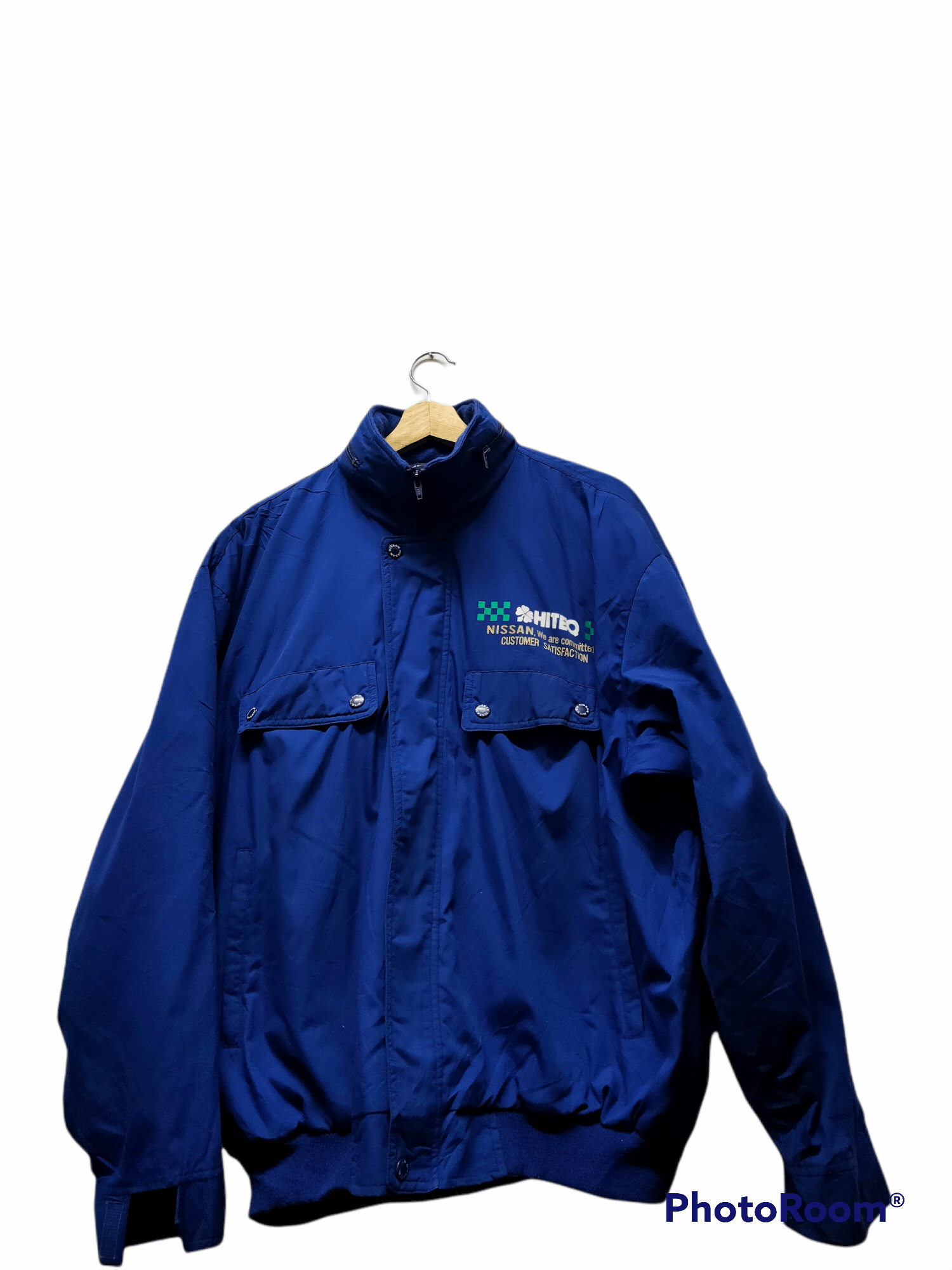 Japanese Brand Nissan zip jacket pocket Spellout logo moto racing Size US XXL / EU 58 / 5 - 3 Thumbnail