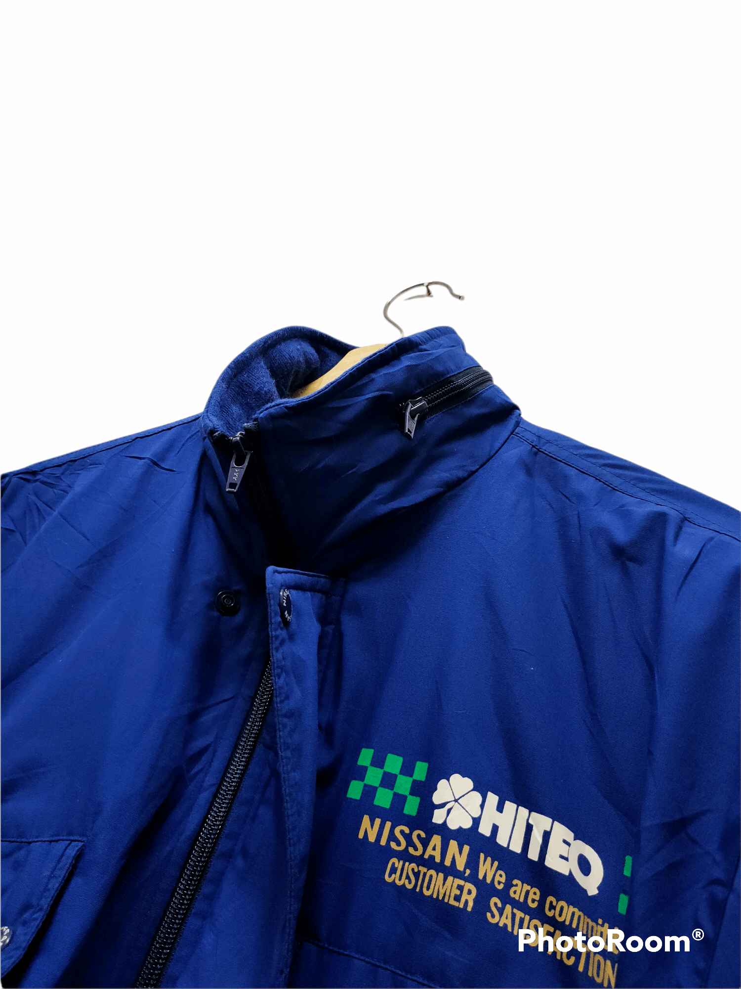 Japanese Brand Nissan zip jacket pocket Spellout logo moto racing Size US XXL / EU 58 / 5 - 5 Thumbnail