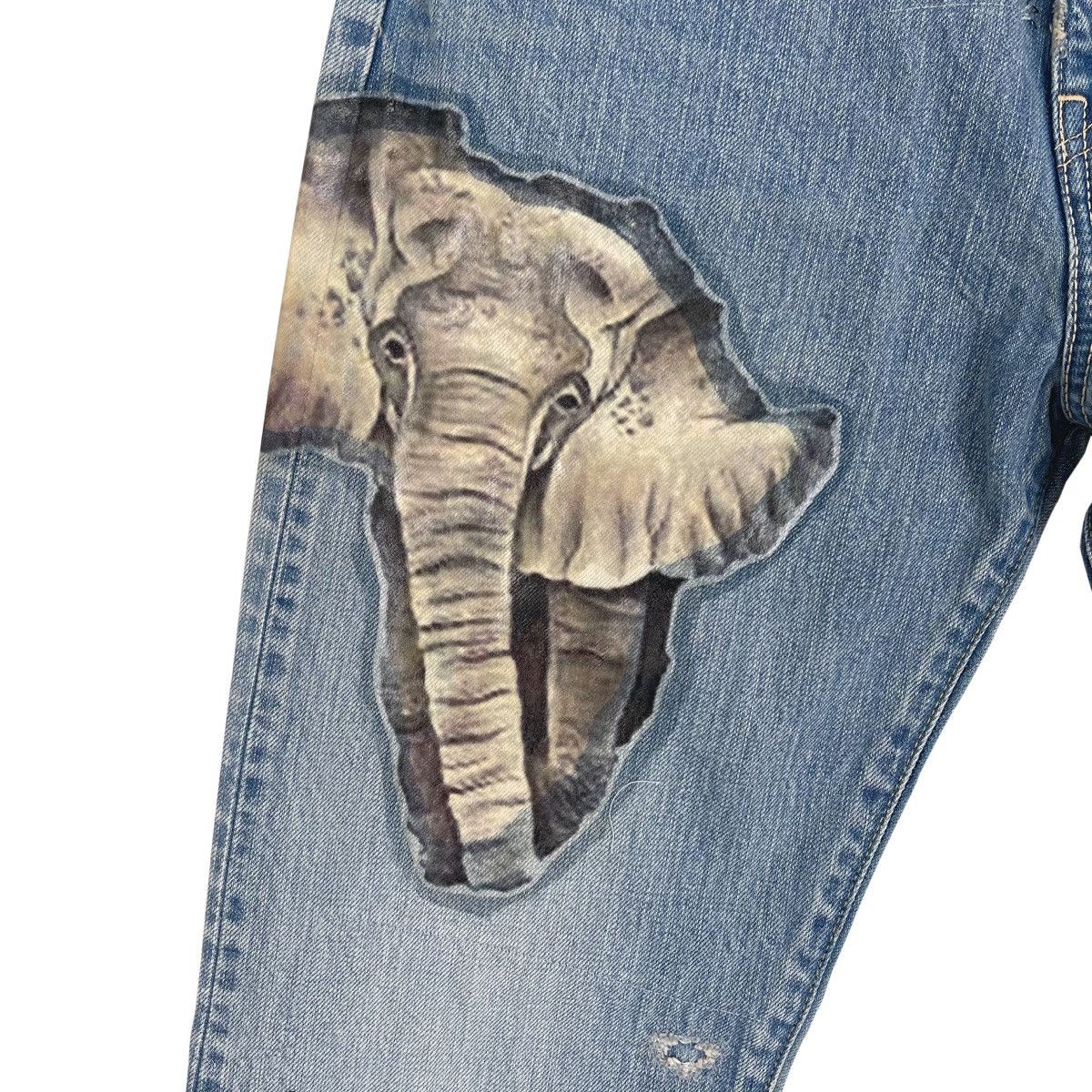 Kapital Kountry 14Oz Denim 5P Africa Elements Remake (Tokyo Exclusive) Size US 32 / EU 48 - 5 Thumbnail