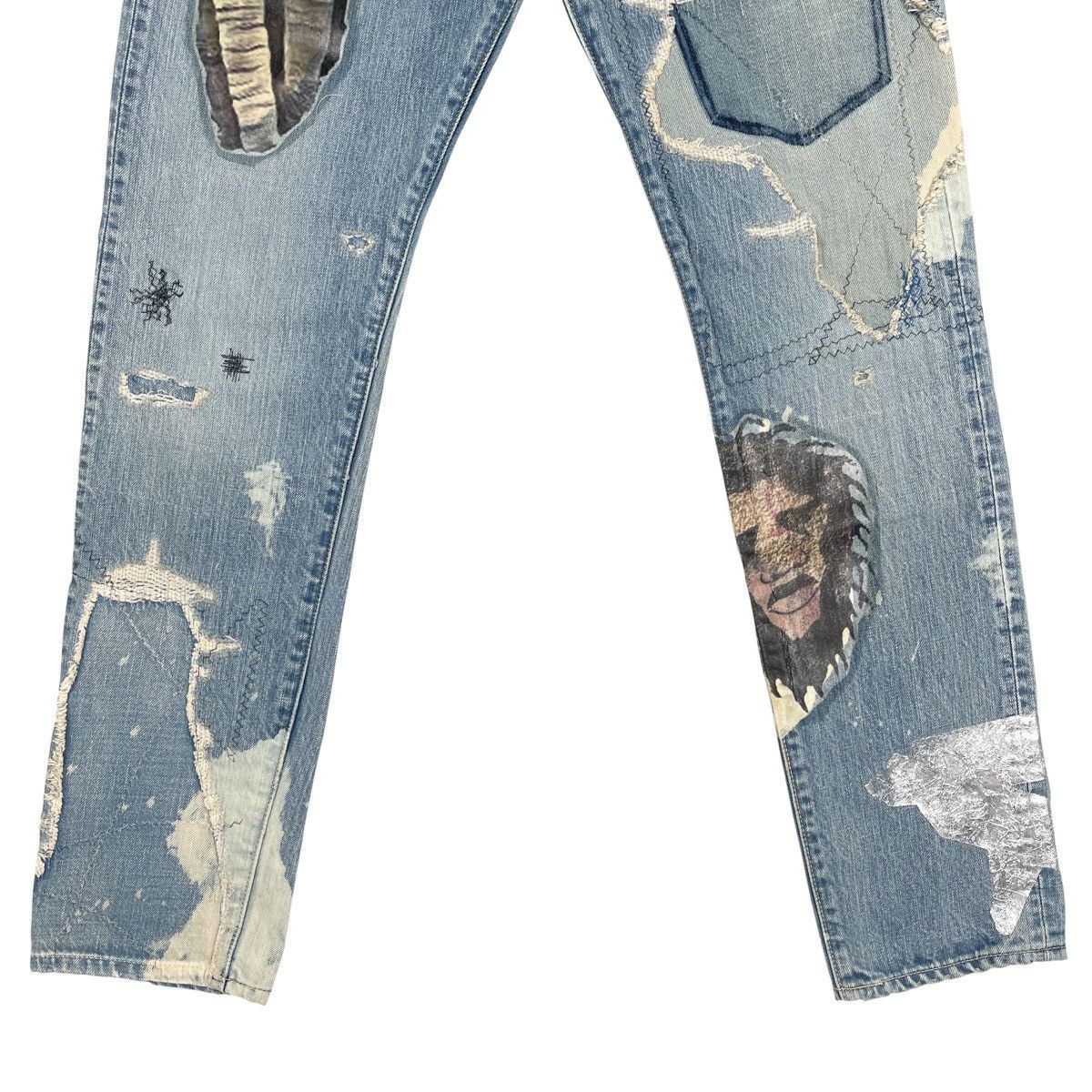 Kapital Kountry 14Oz Denim 5P Africa Elements Remake (Tokyo Exclusive) Size US 32 / EU 48 - 4 Thumbnail
