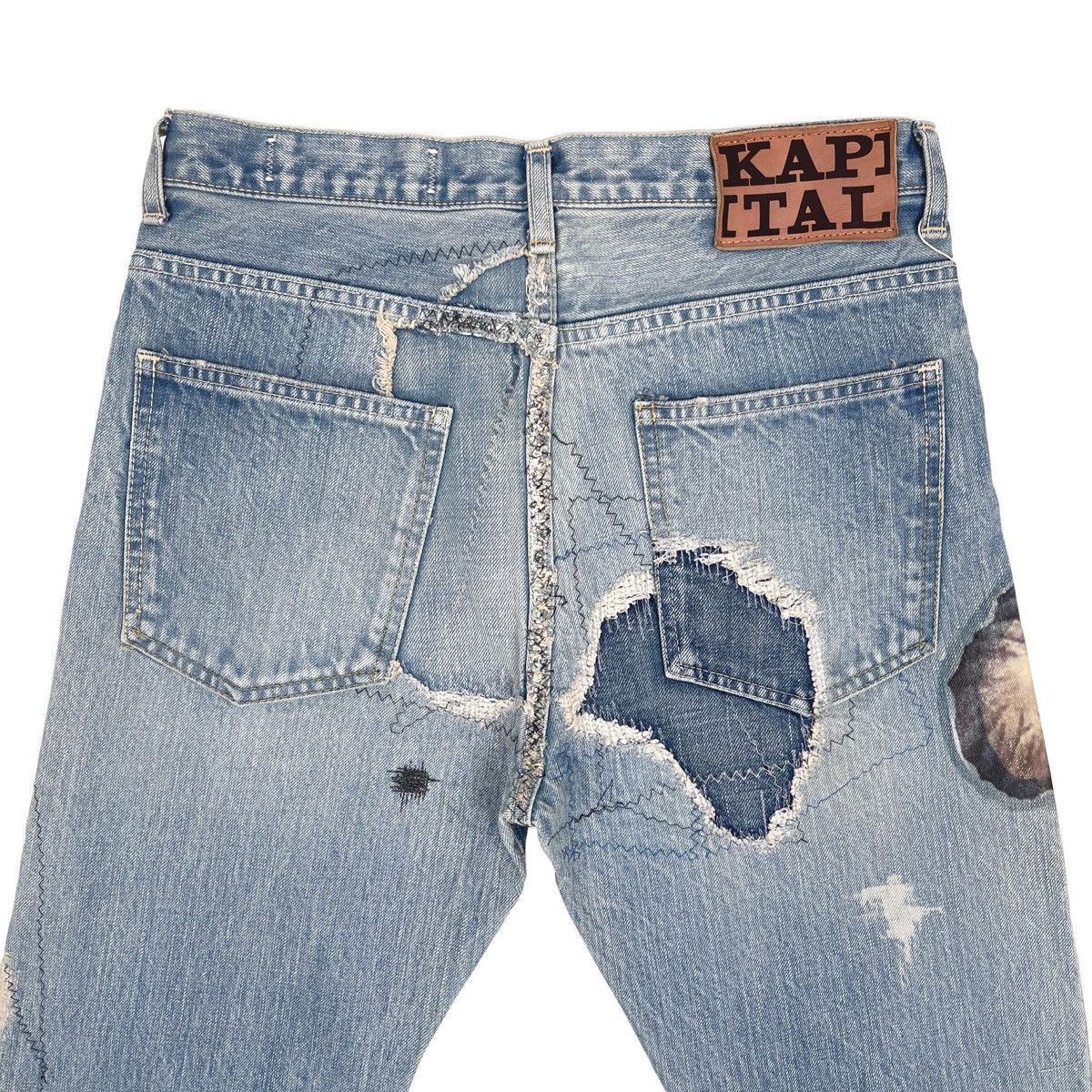 Kapital Kountry 14Oz Denim 5P Africa Elements Remake (Tokyo Exclusive) Size US 32 / EU 48 - 9 Thumbnail