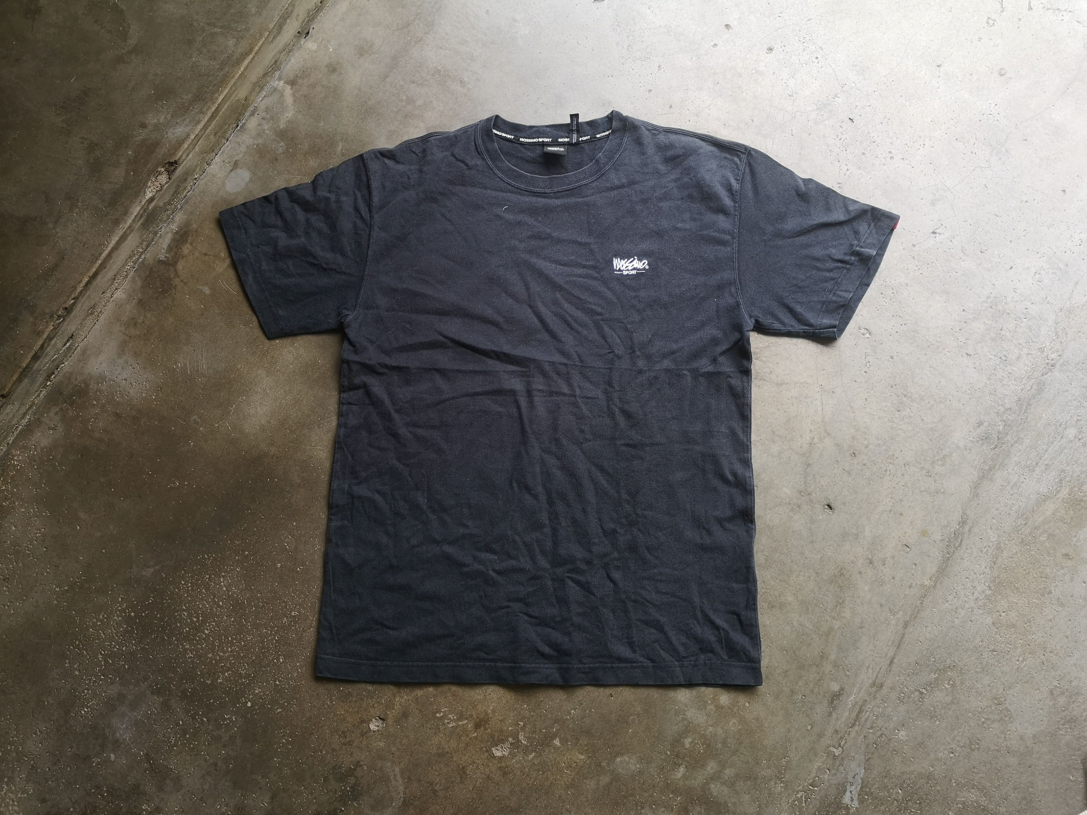 image of Mossimo Sport Simple Logo in Black, Men's (Size Large)