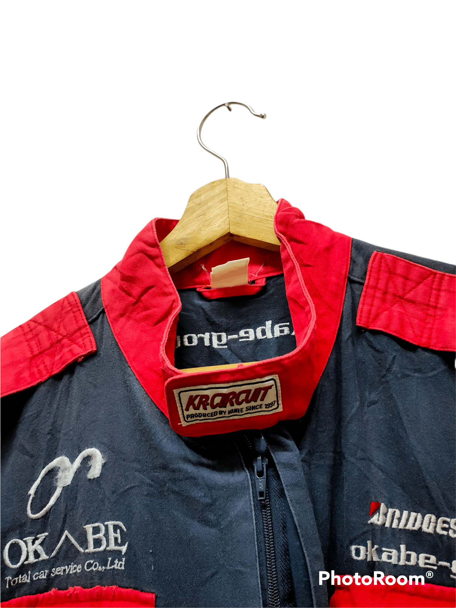 Vintage Bridgestone overall racing Moto logo Size US 34 / EU 50 - 6 Thumbnail